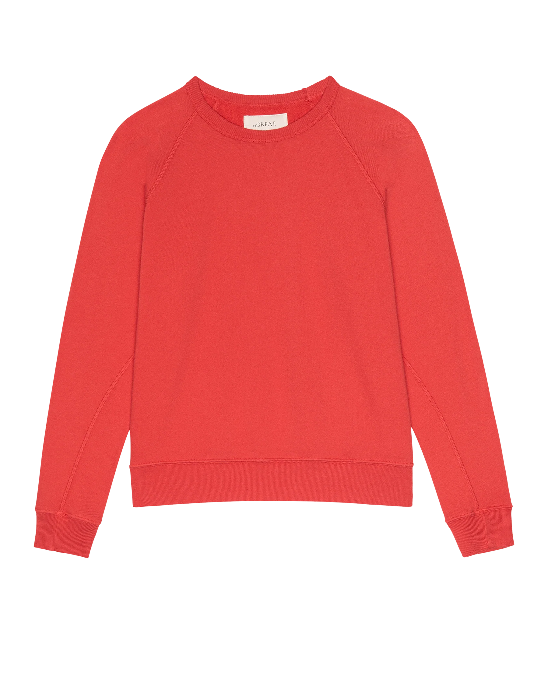 The Fleece Rookie Sweatshirt. Solid -- Bright Red - Image 6