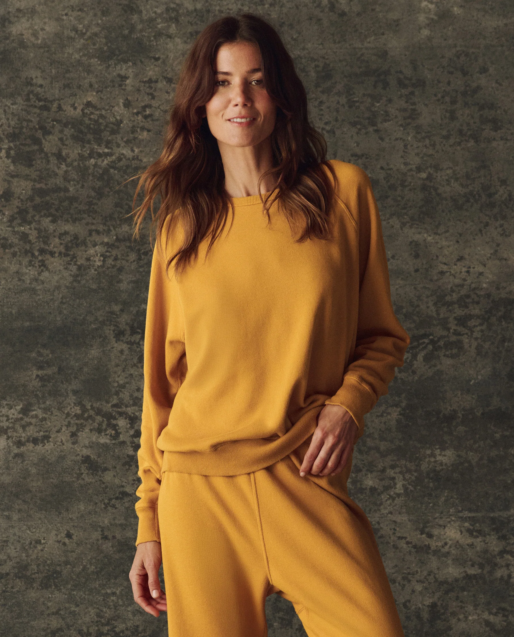 The Fleece Rookie Sweatshirt. Solid -- Bright Yellow - Image 2