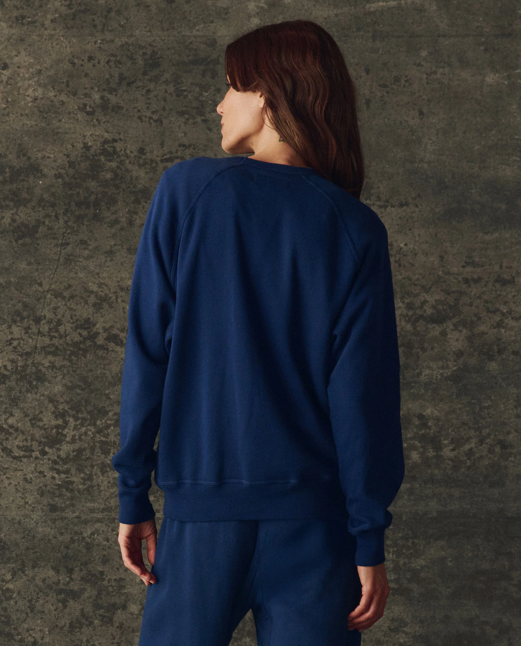 The Fleece Rookie Sweatshirt. Solid -- Navy - Image 2