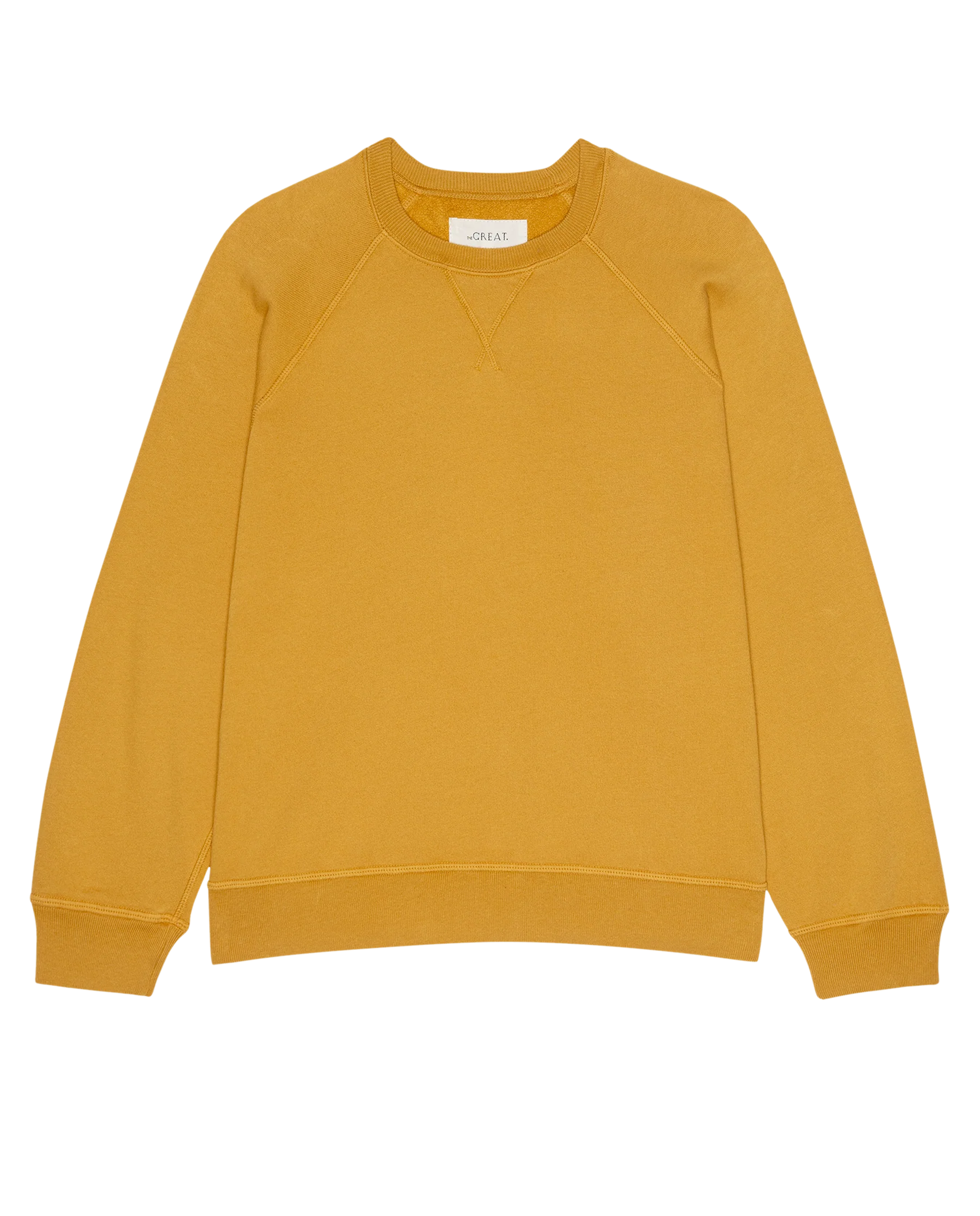 The Fleece Slouch Sweatshirt. Solid -- Bright Yellow - Image 7