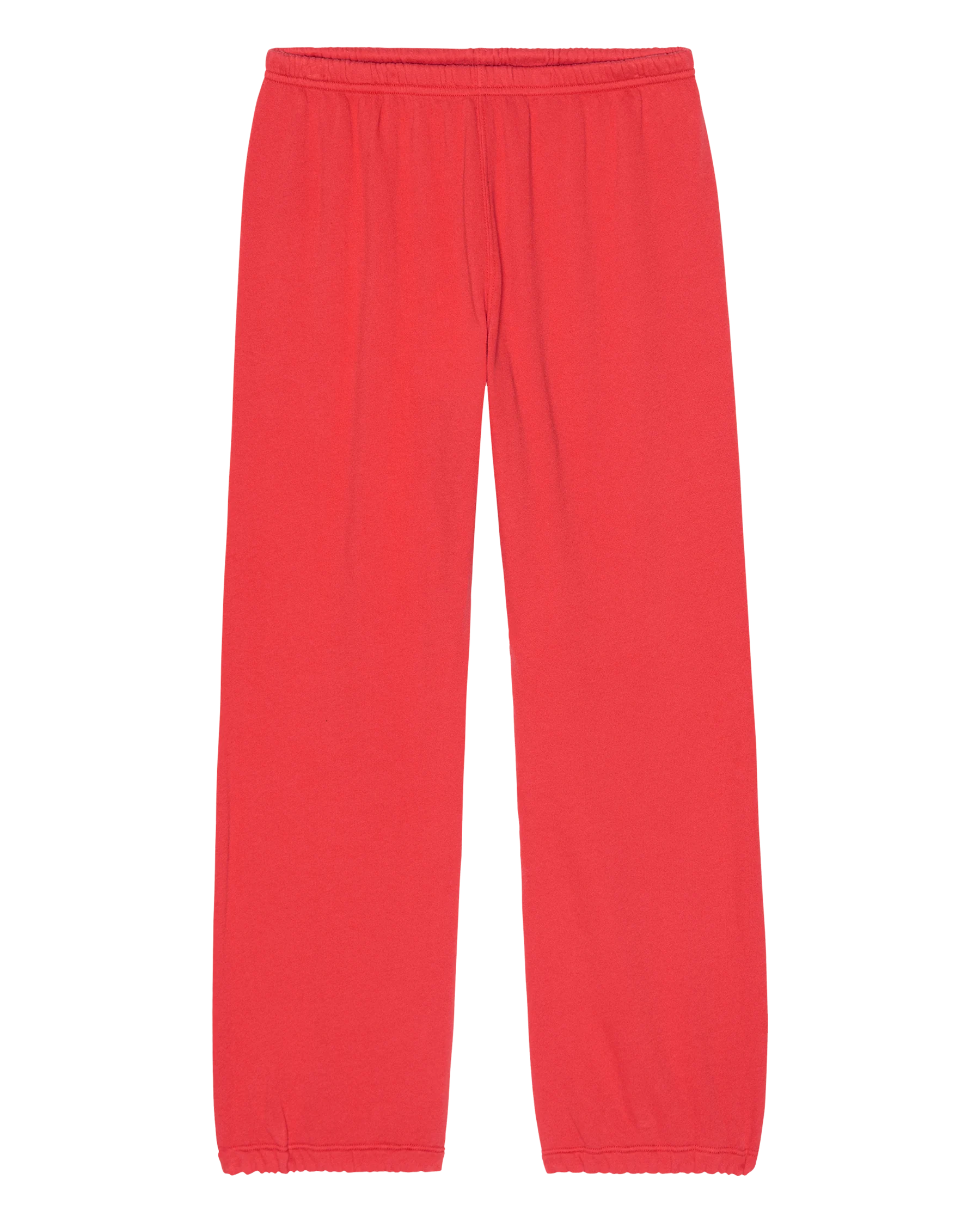 The Fleece Sport Sweatpant. Solid -- Bright Red - Image 5