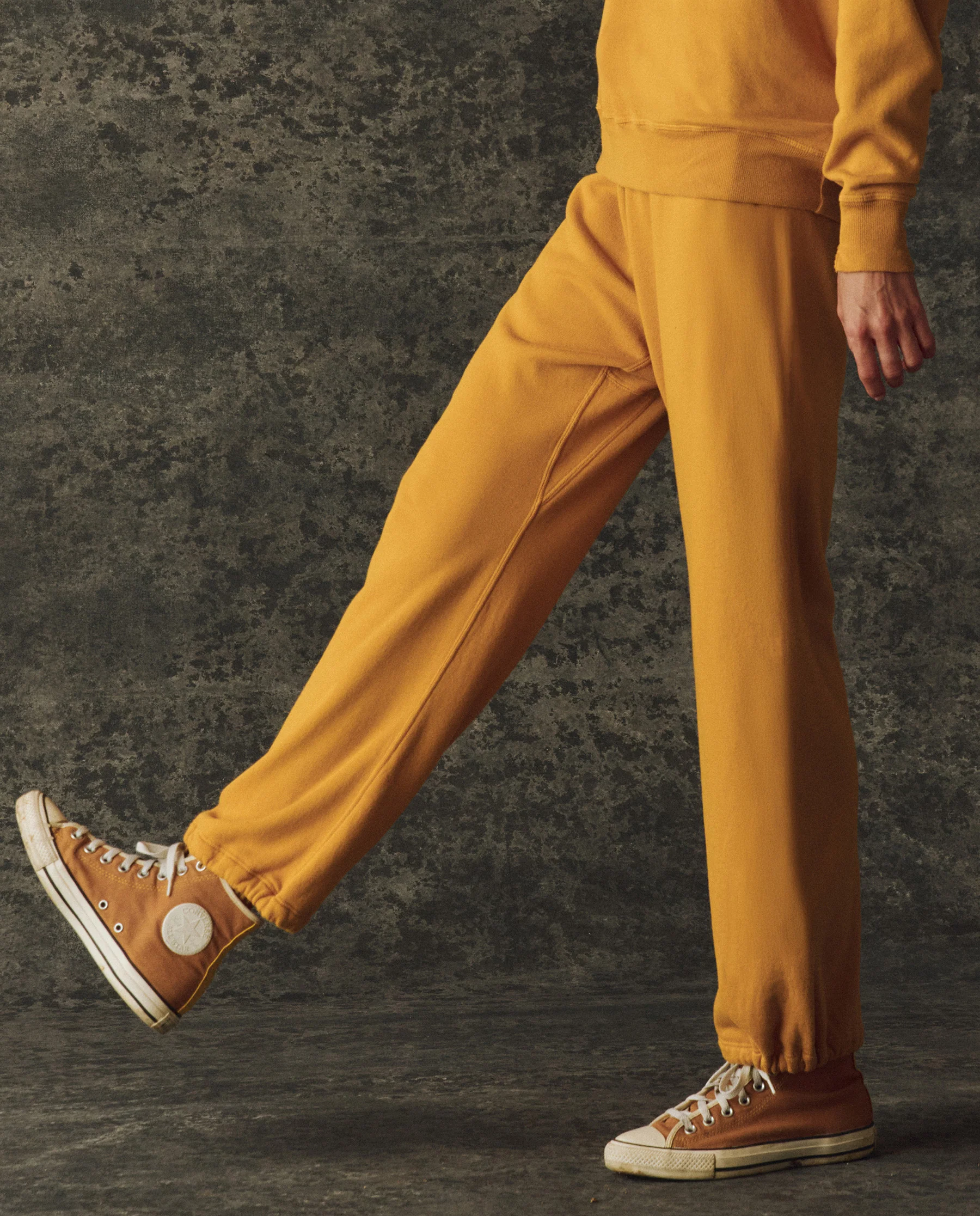 The Fleece Sport Sweatpant. Solid -- Bright Yellow - Image 3