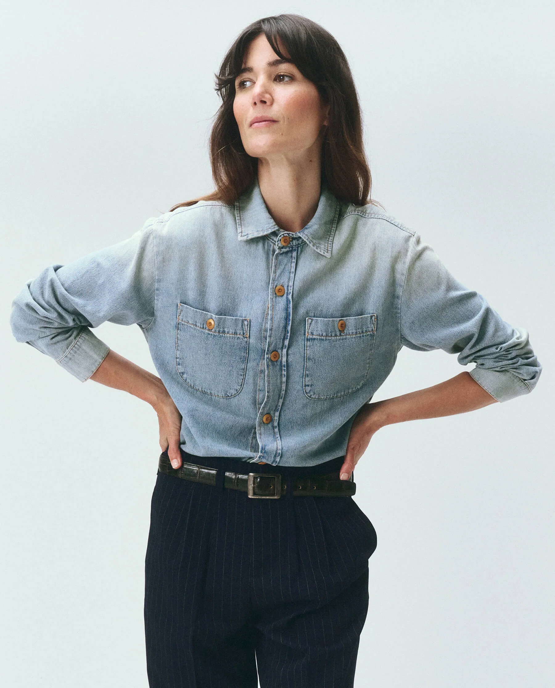 The Harbor Shirt. -- Asphalt Wash - Image 3