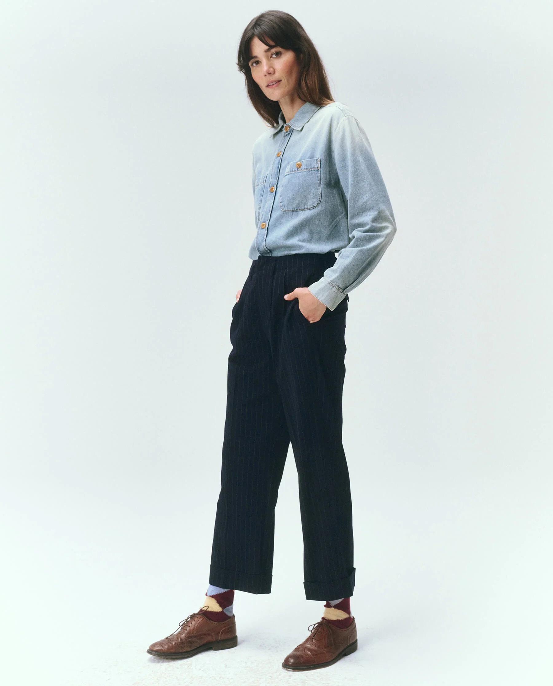 The Harbor Shirt. -- Asphalt Wash - Image 4