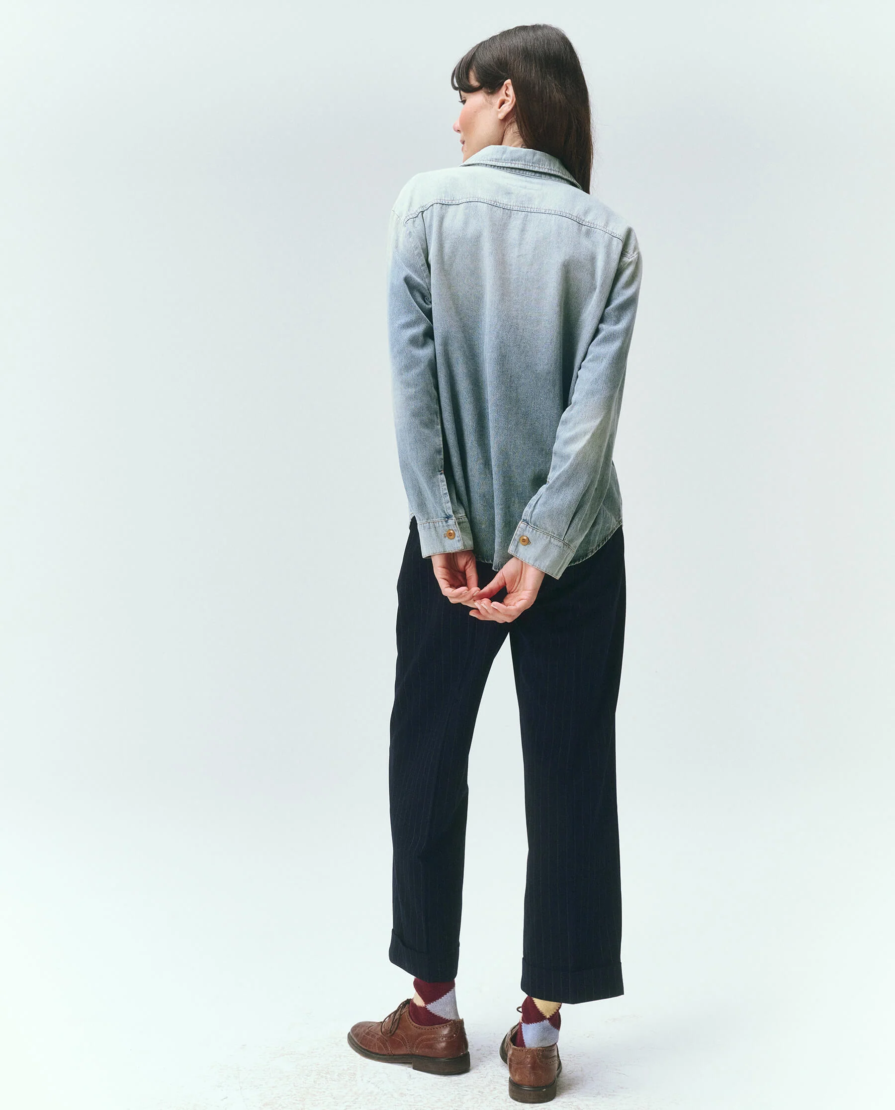 The Harbor Shirt. -- Asphalt Wash - Image 5