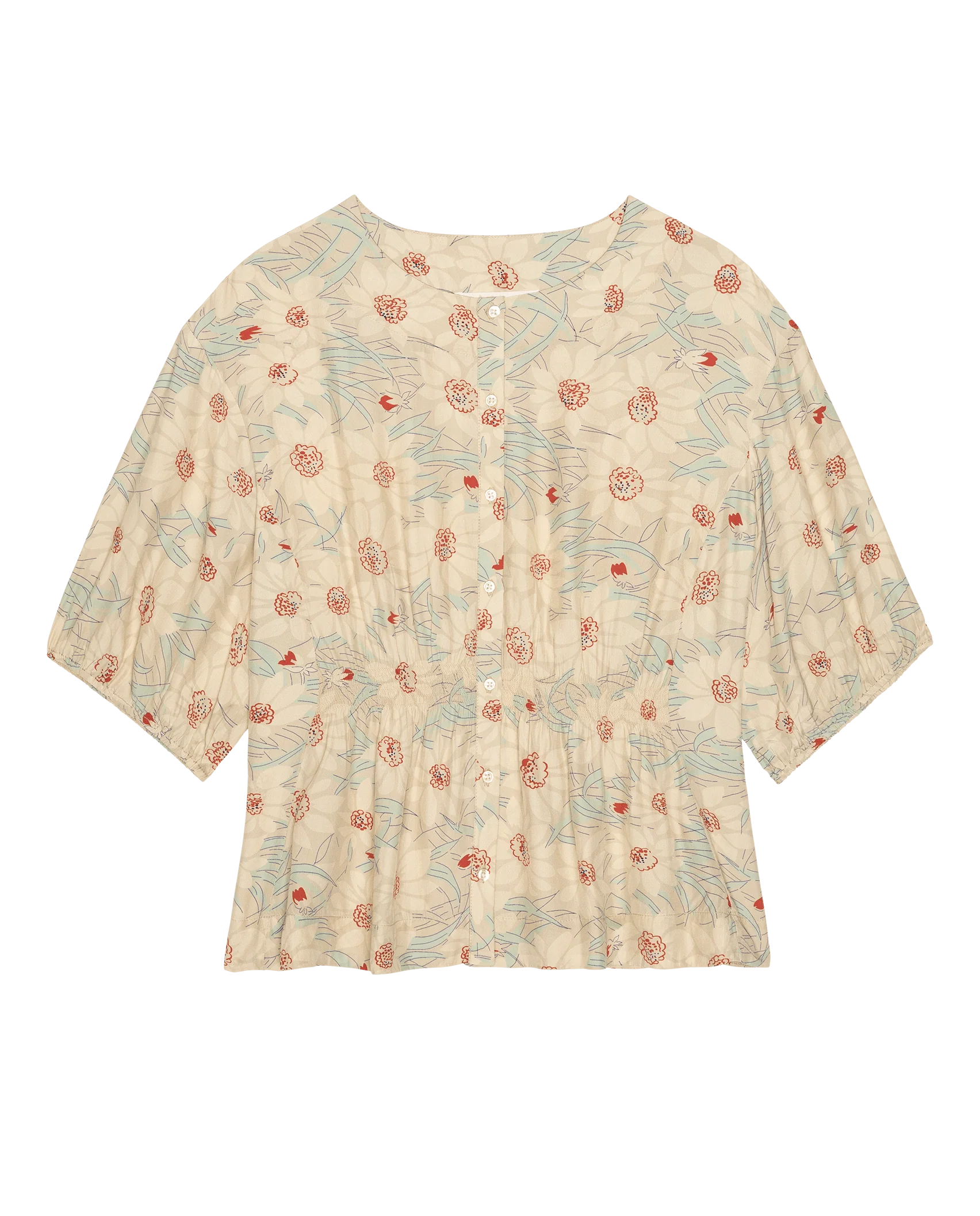 The Hayflower Top. -- Champagne Scattered Bloom - Image 5