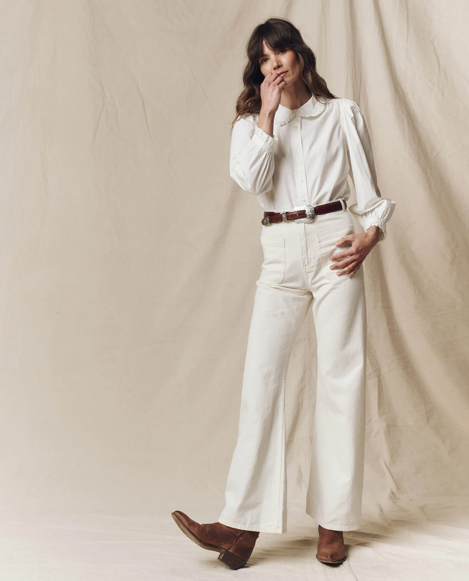 The Hemingway Top. -- White - Image 3