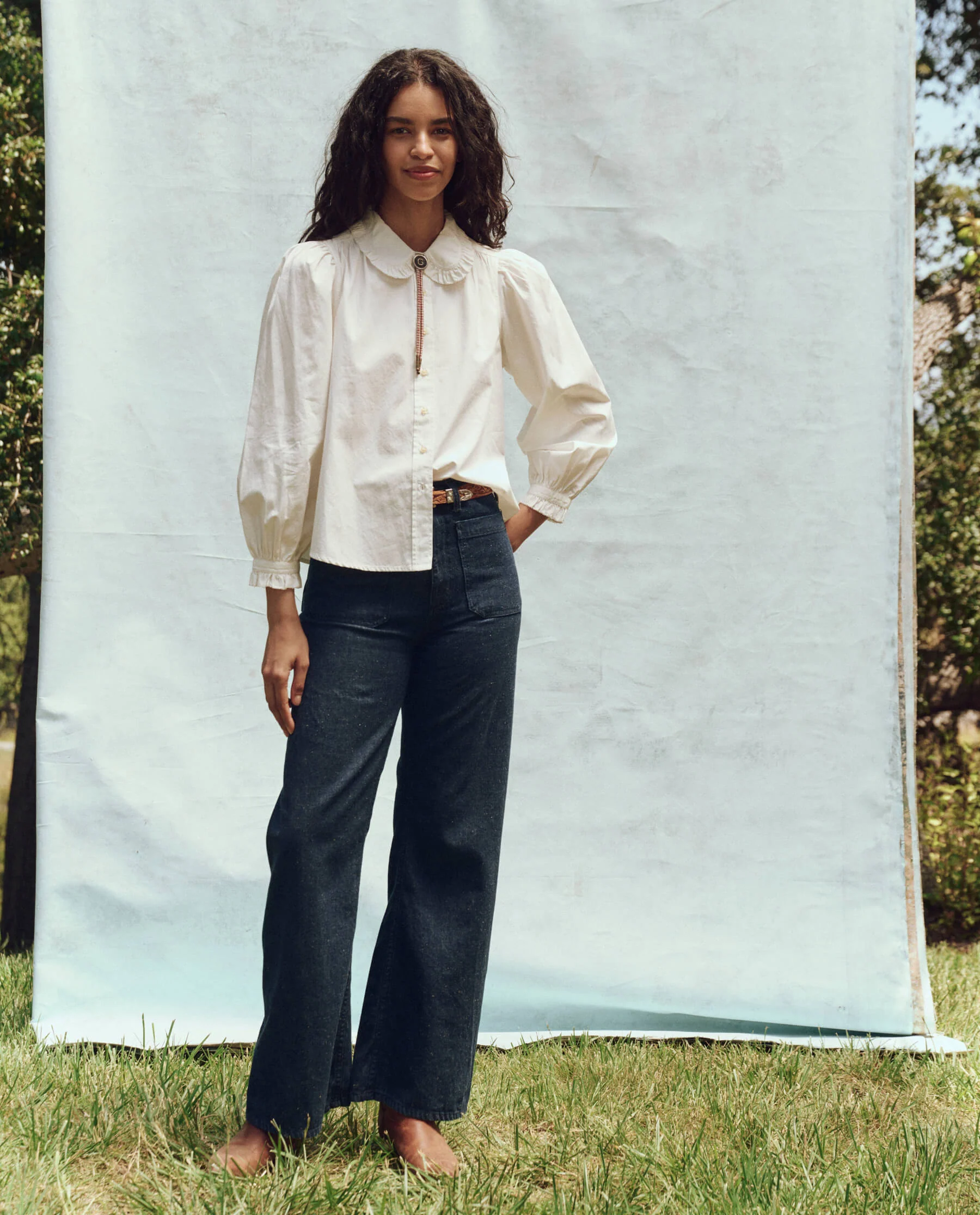 The Hemingway Top. -- White - Image 5