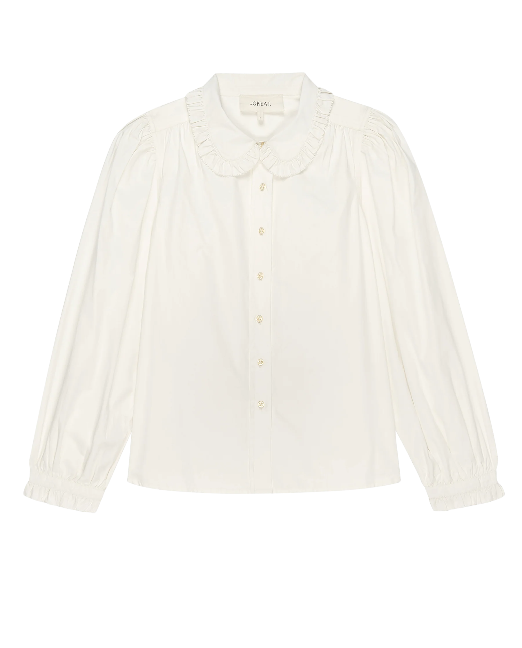 The Hemingway Top. -- White - Image 6