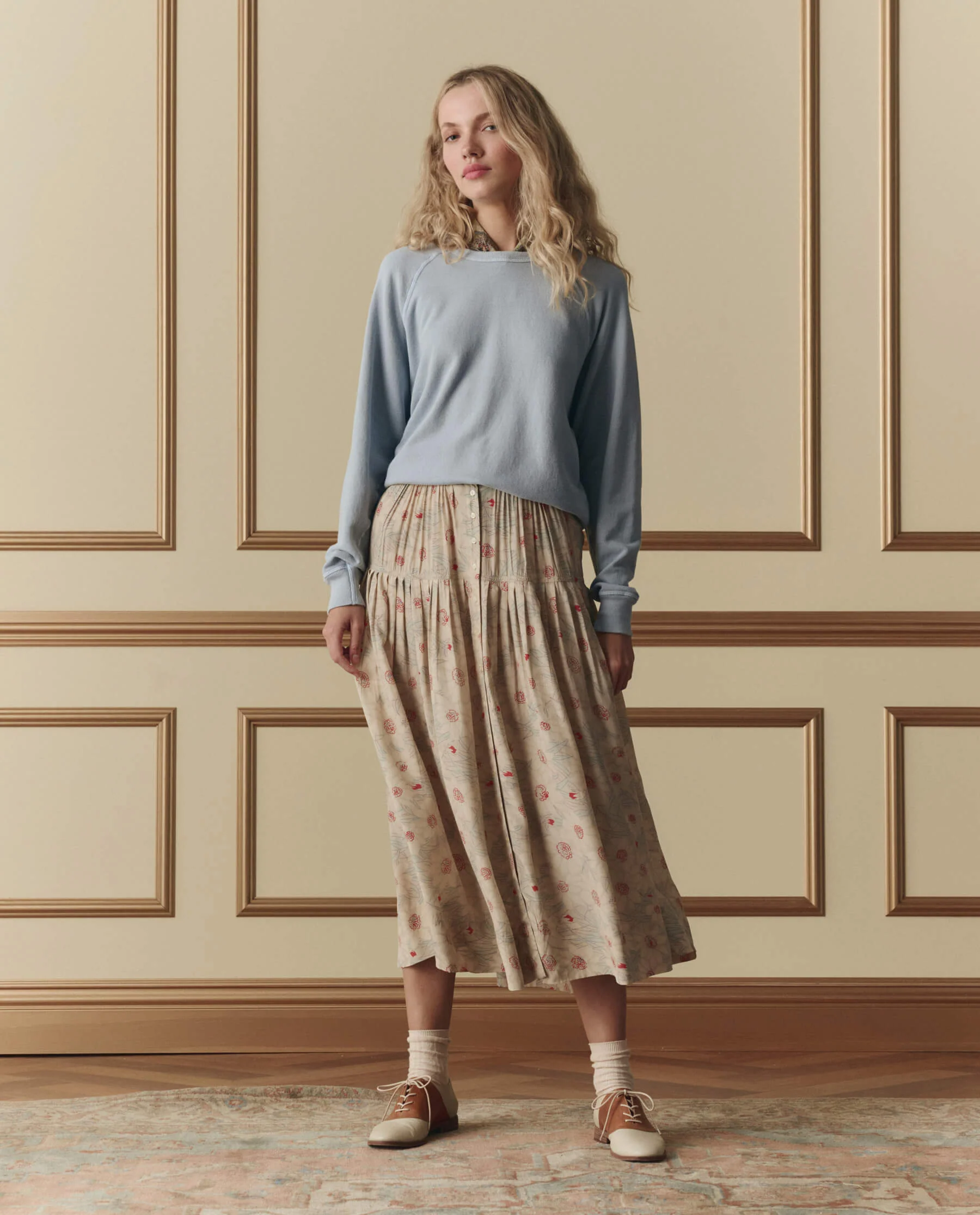 The Highland Skirt. -- Champagne Scattered Bloom - Image 5