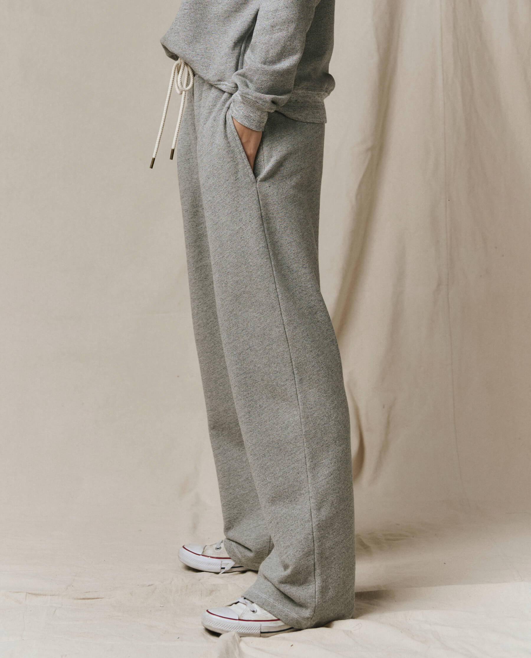 The Horseshoe Sweatpant. Solid -- Varsity Grey - Image 2