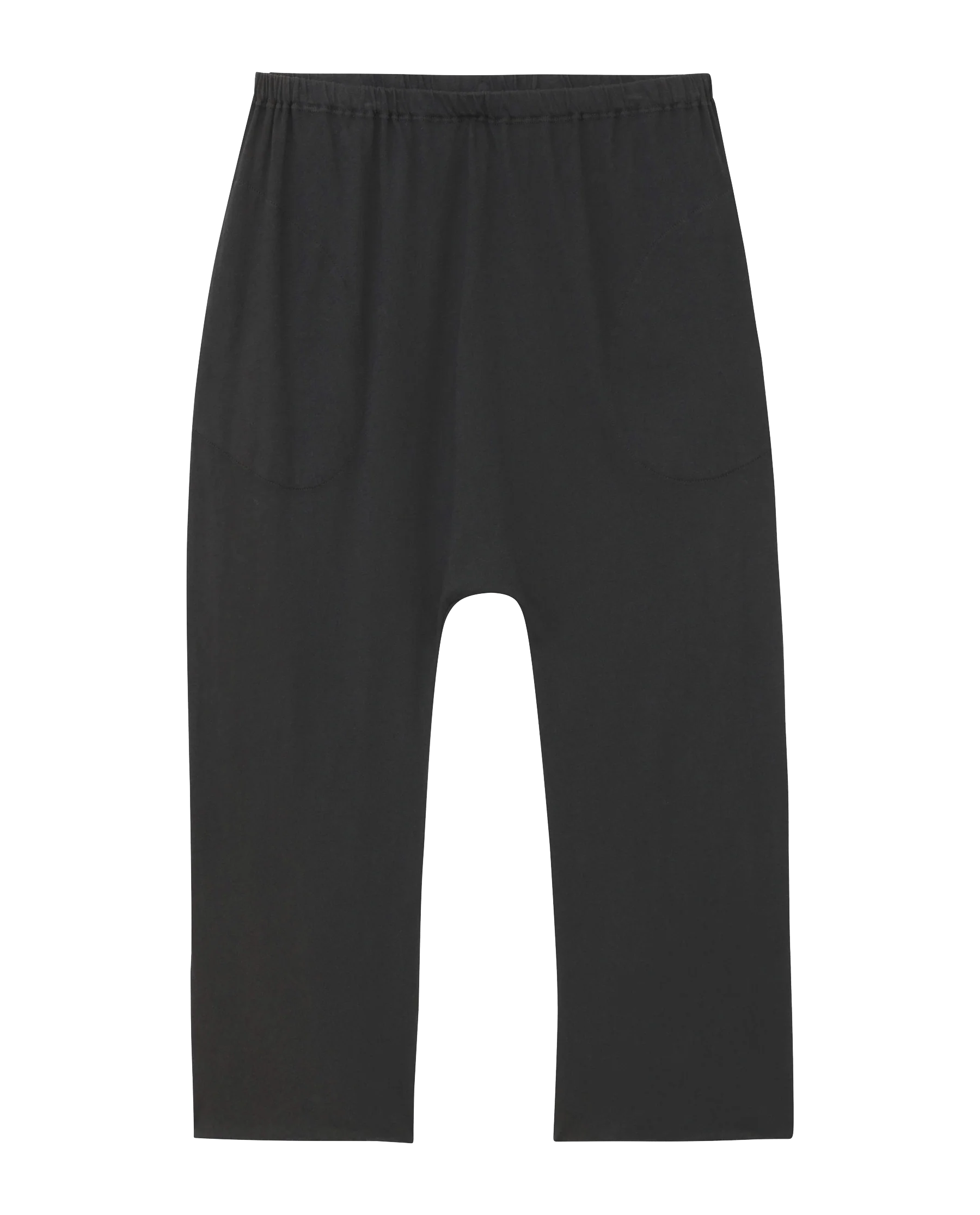 The Jersey Crop Pant. -- Almost Black - Image 5