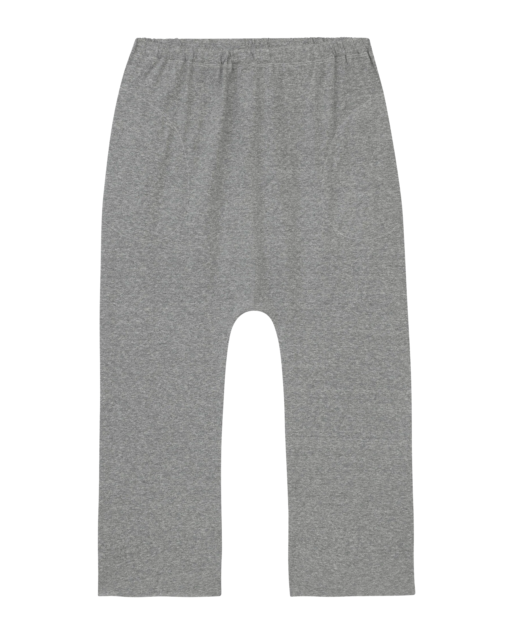 The Jersey Crop Pant. -- Heather Grey - Image 5