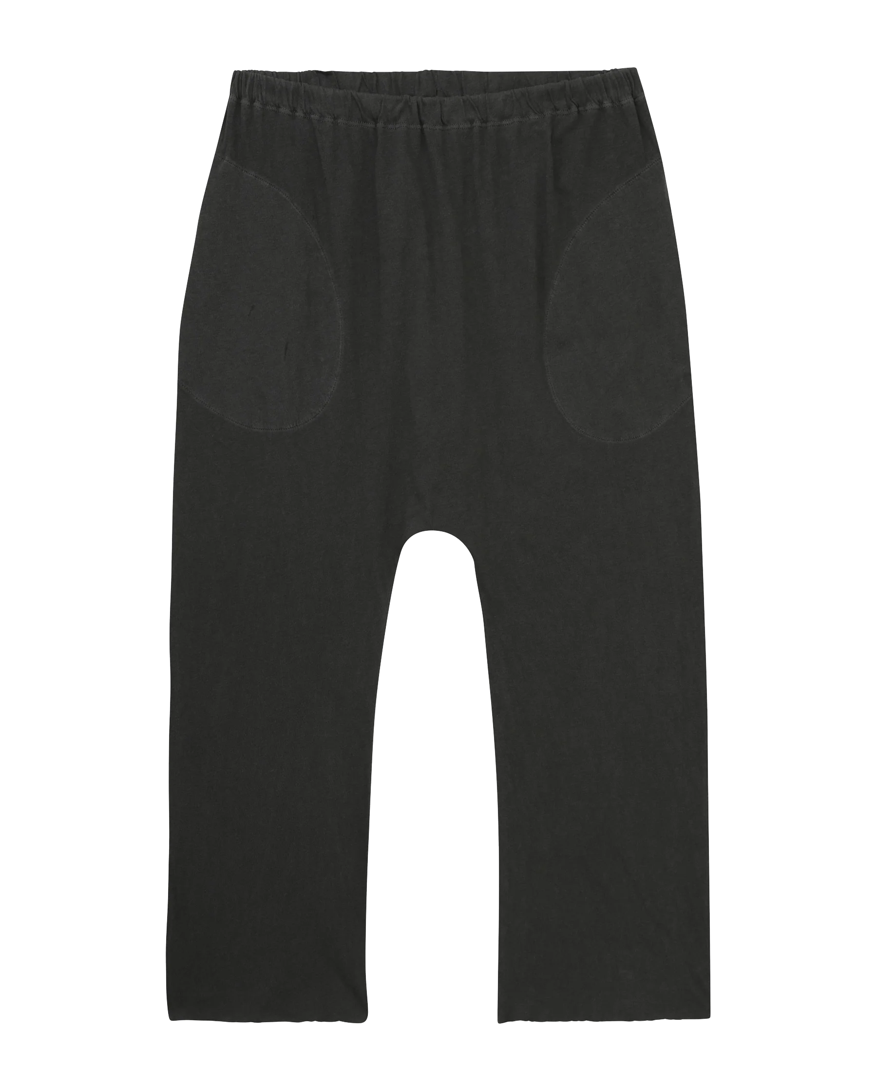 The Jersey Crop Pant. -- Washed Black - Image 6