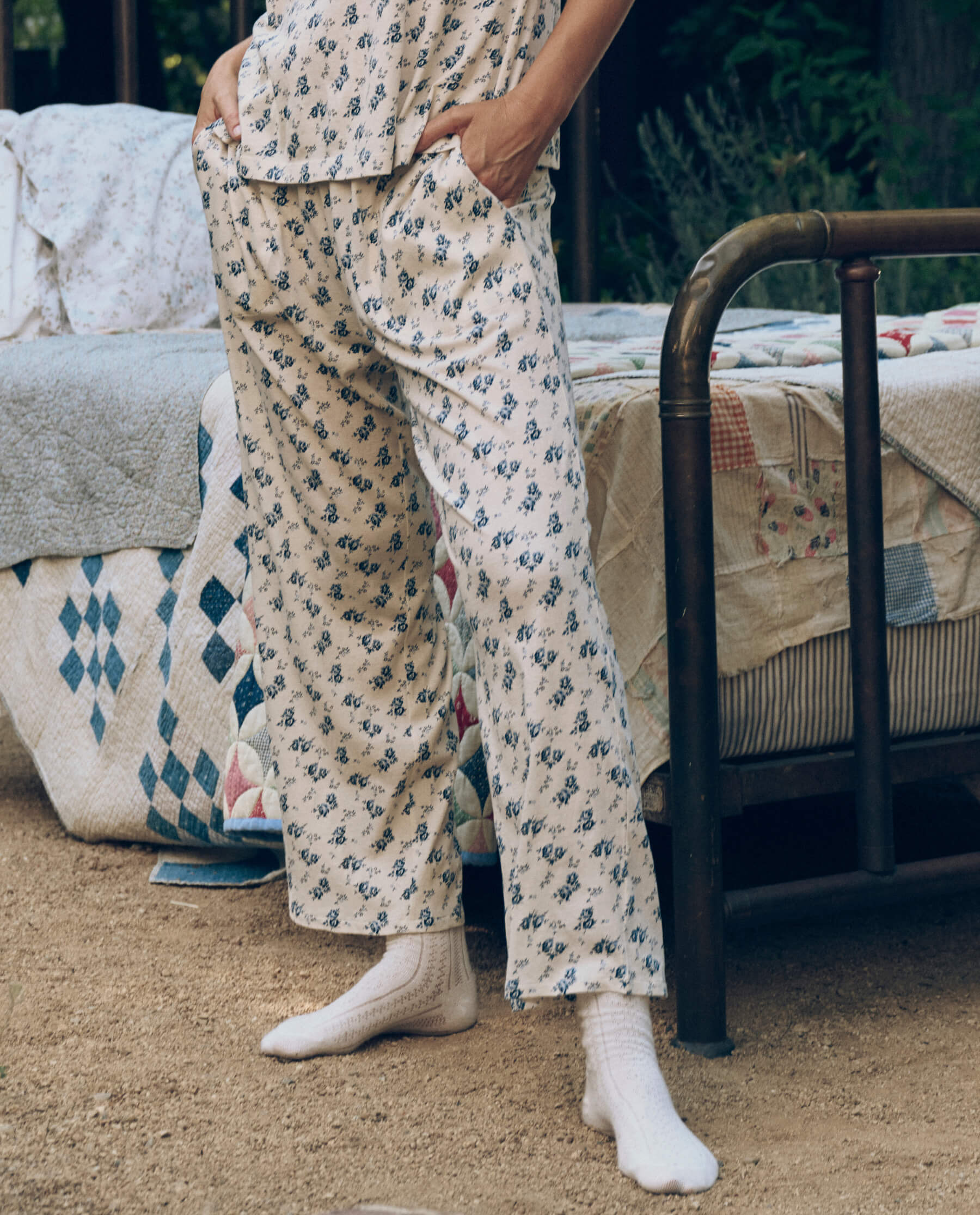 The Jersey Easy Sleep Pant. -- Indigo Rose - Image 3