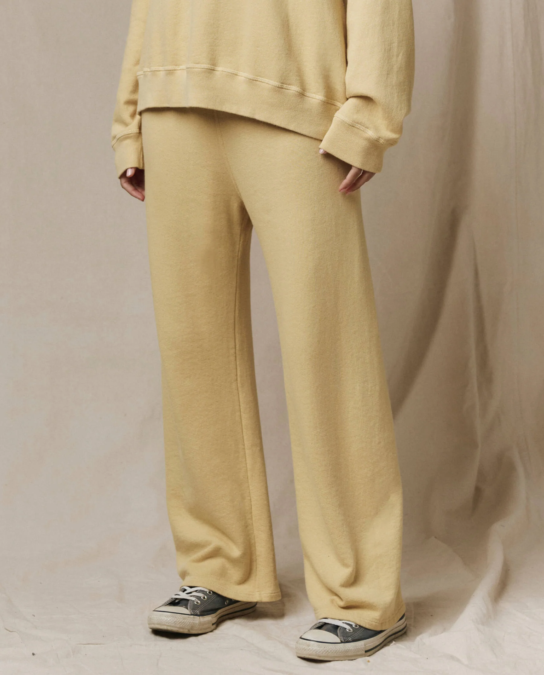 The Lap Sweatpant. Solid -- Butter Yellow - Image 2