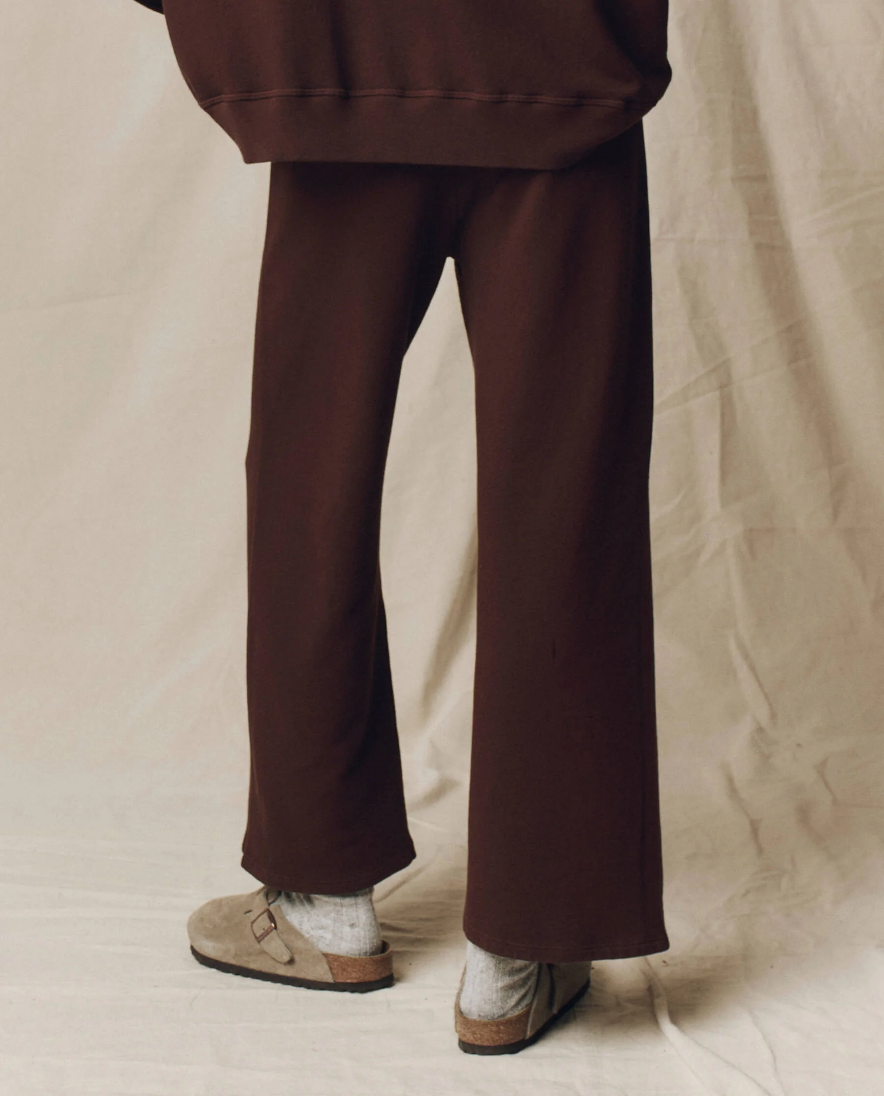 The Lap Sweatpant. Solid -- Driftwood - Image 2