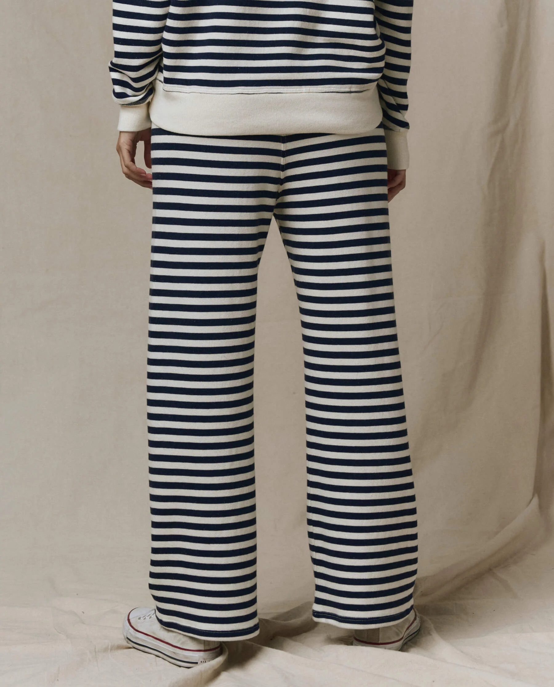 The Lap Sweatpant. -- Navy Sailor Stripe - Image 5