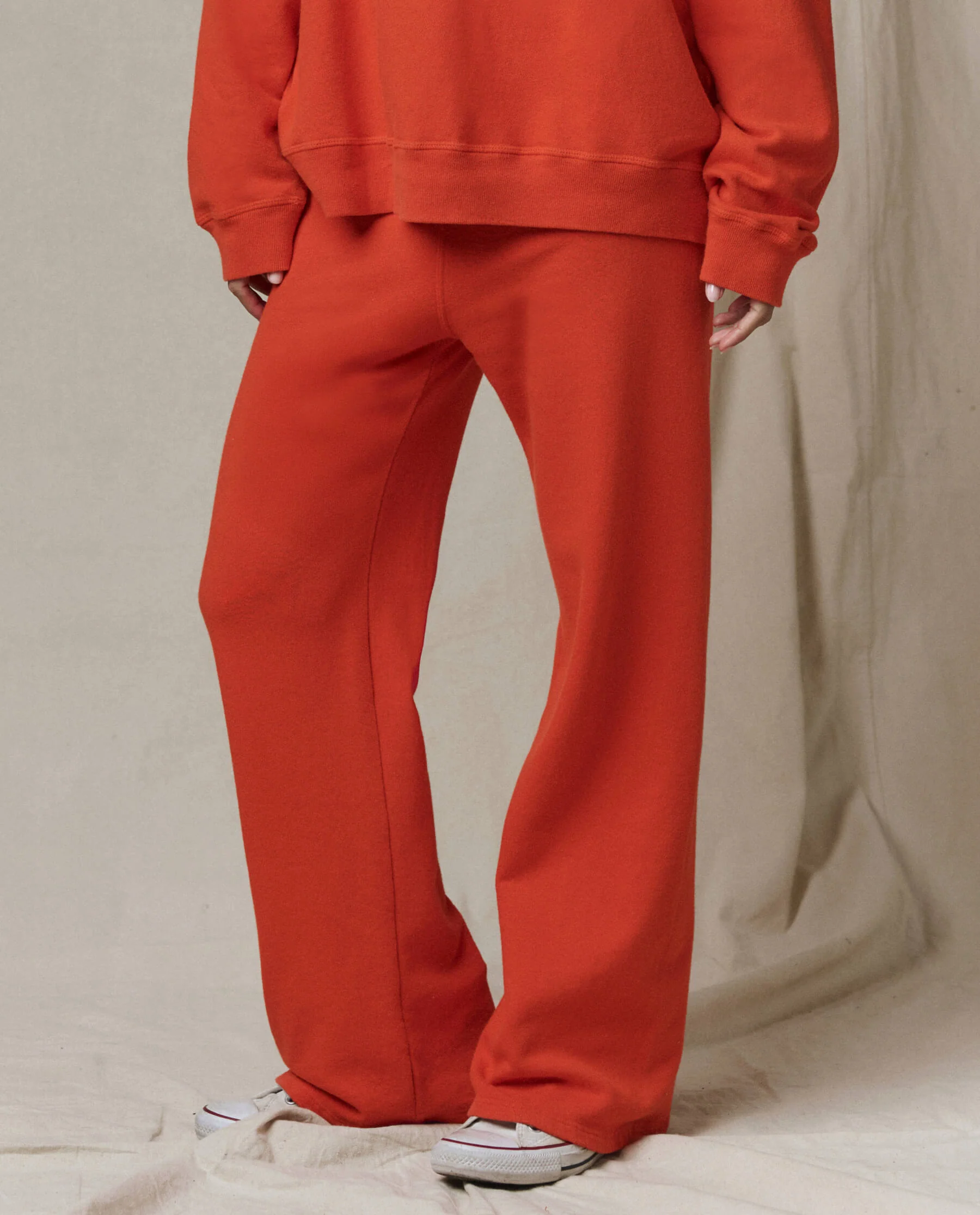 The Lap Sweatpant. Solid -- Persimmon - Image 2