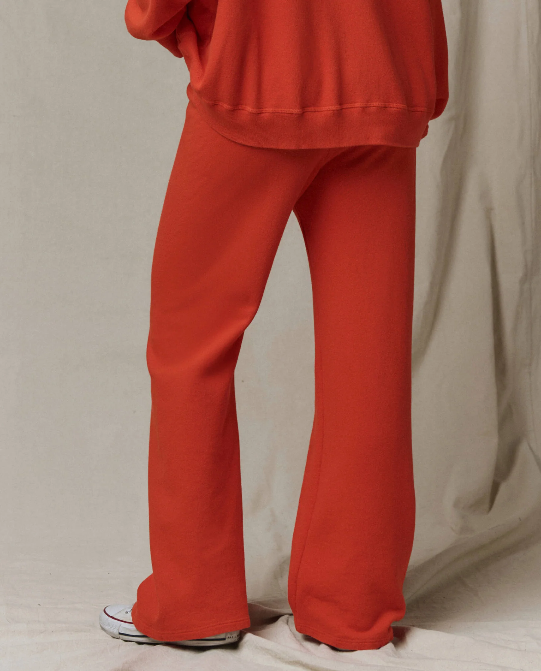 The Lap Sweatpant. Solid -- Persimmon - Image 3