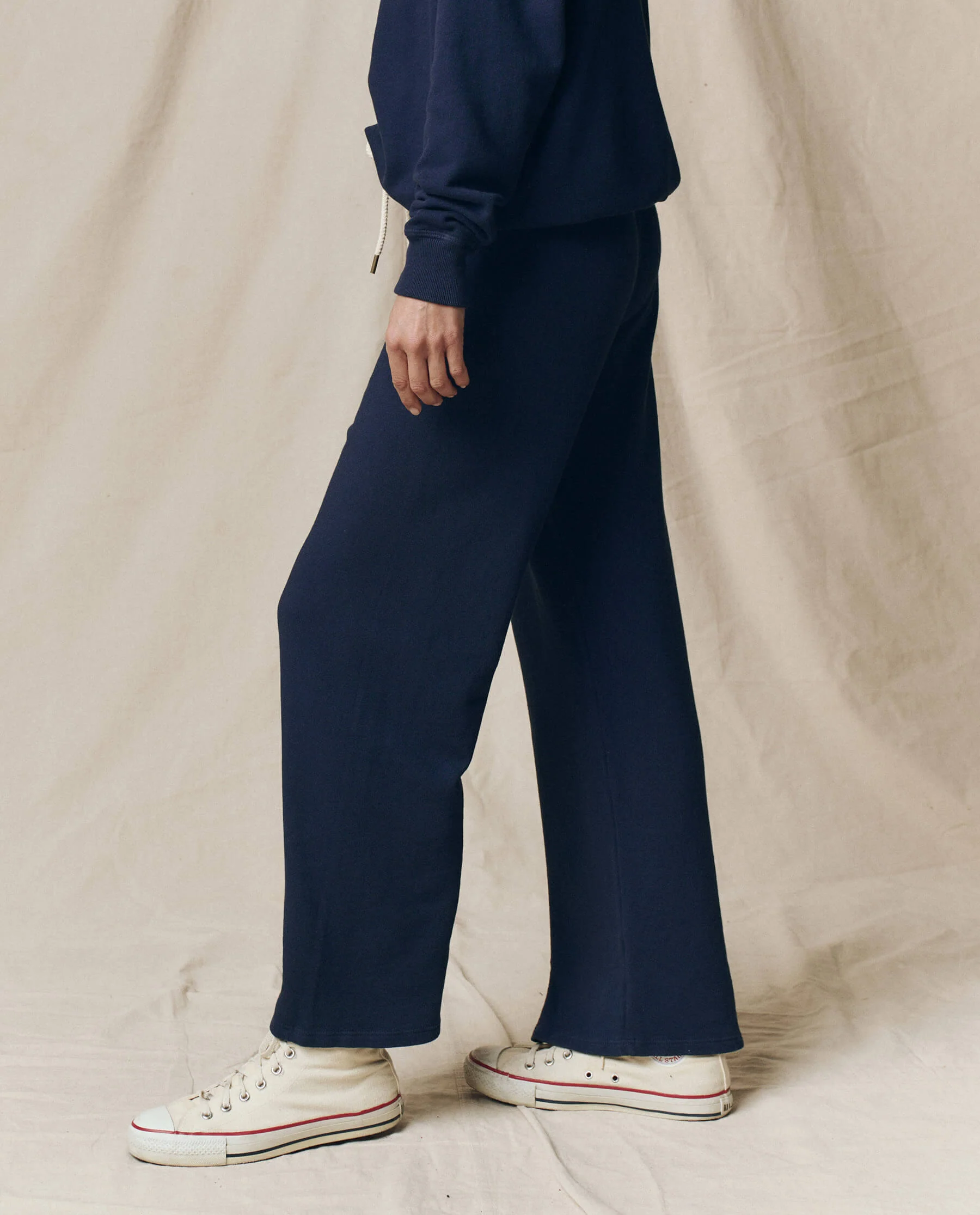 The Lap Sweatpant. Solid -- True Navy - Image 3