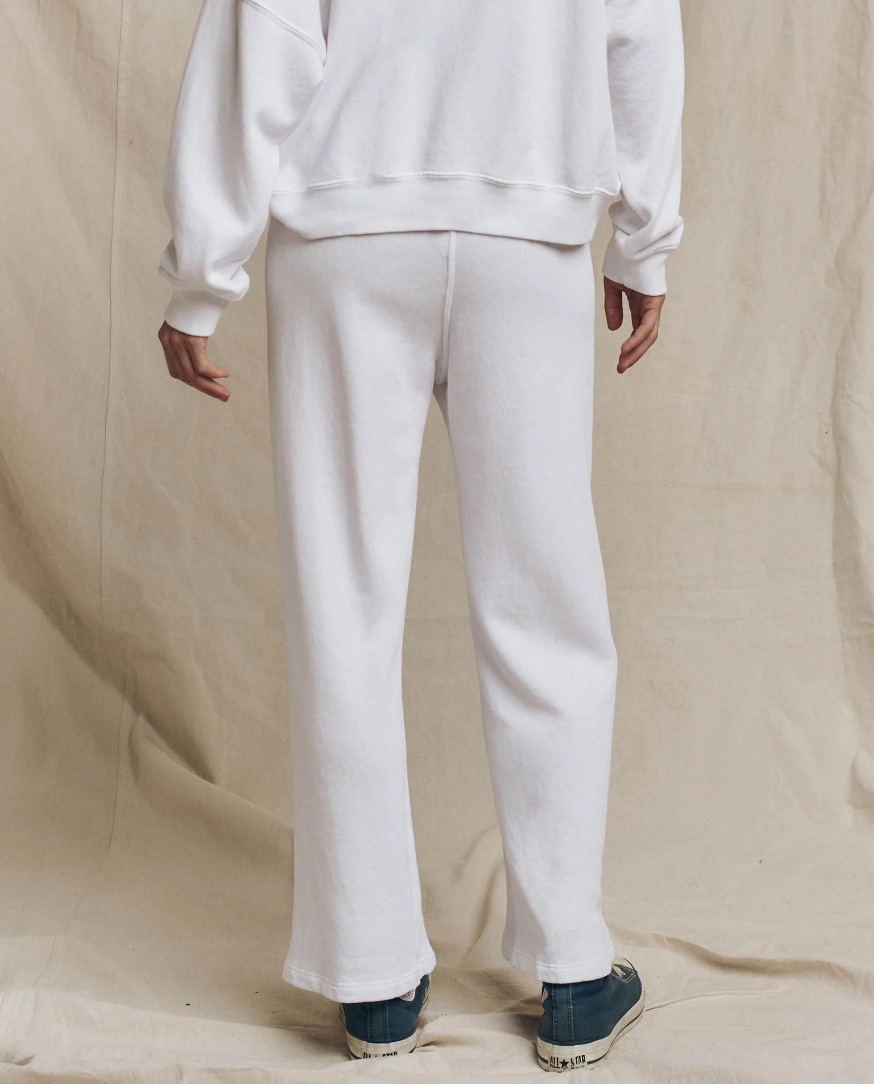The Lap Sweatpant. Solid -- True White - Image 3