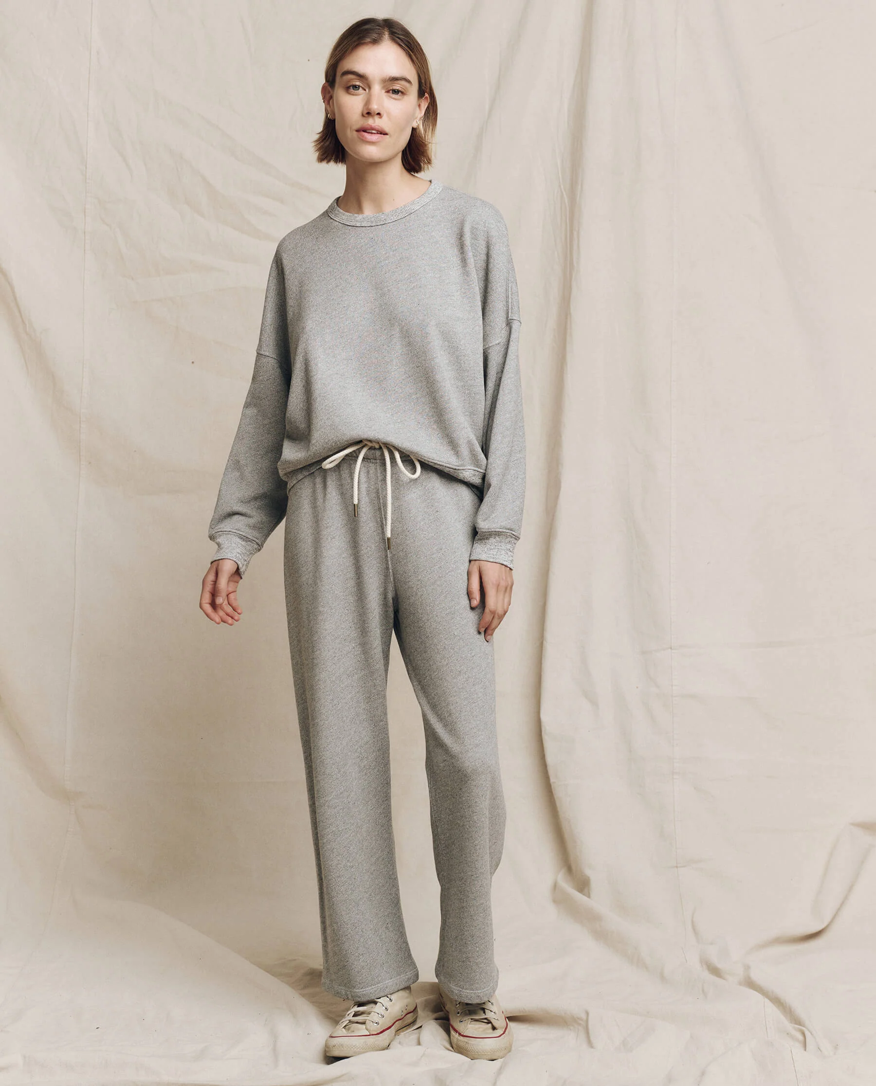 The Lap Sweatpant. Solid -- Varsity Grey - Image 4