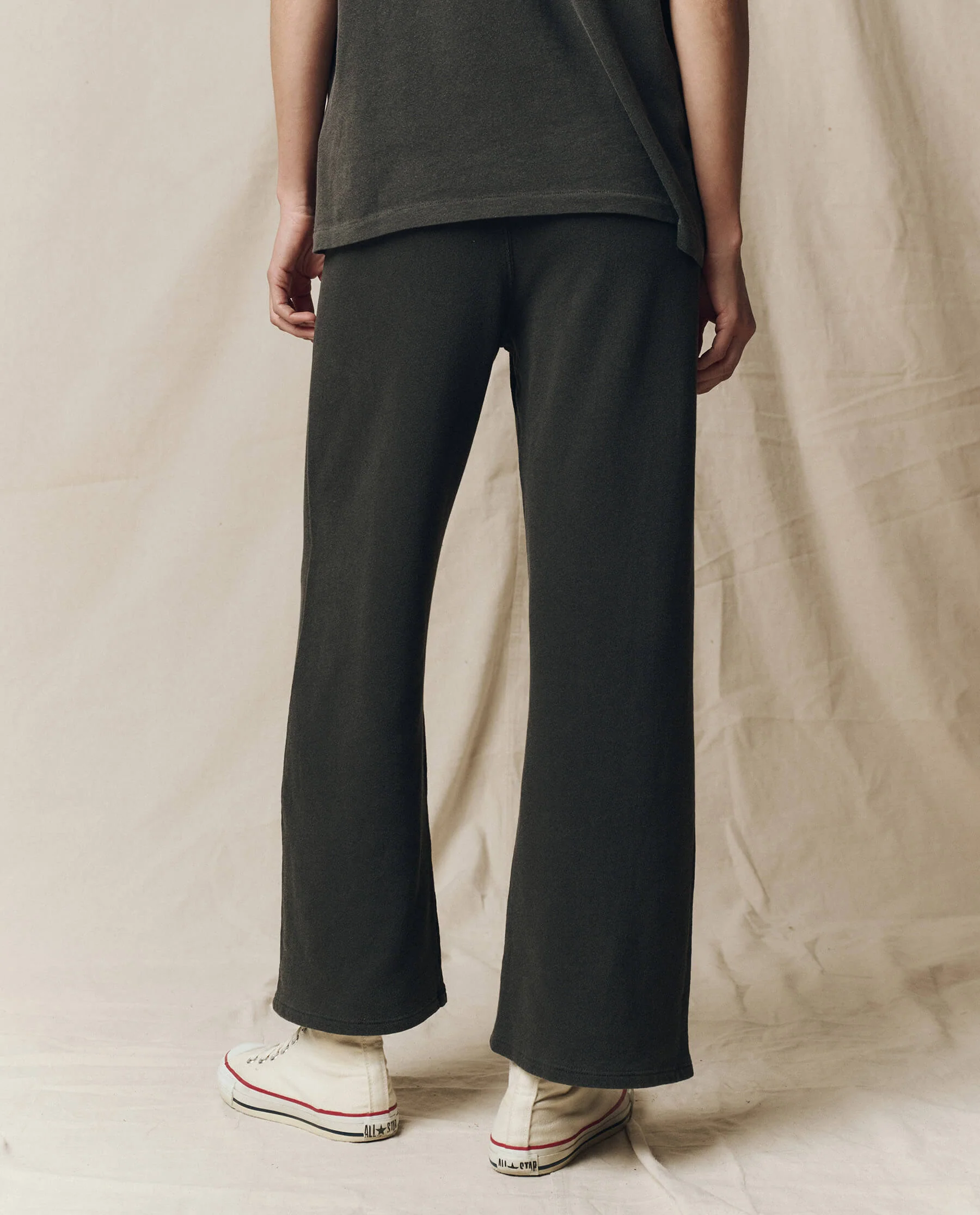 The Lap Sweatpant. Solid -- Washed Black - Image 2