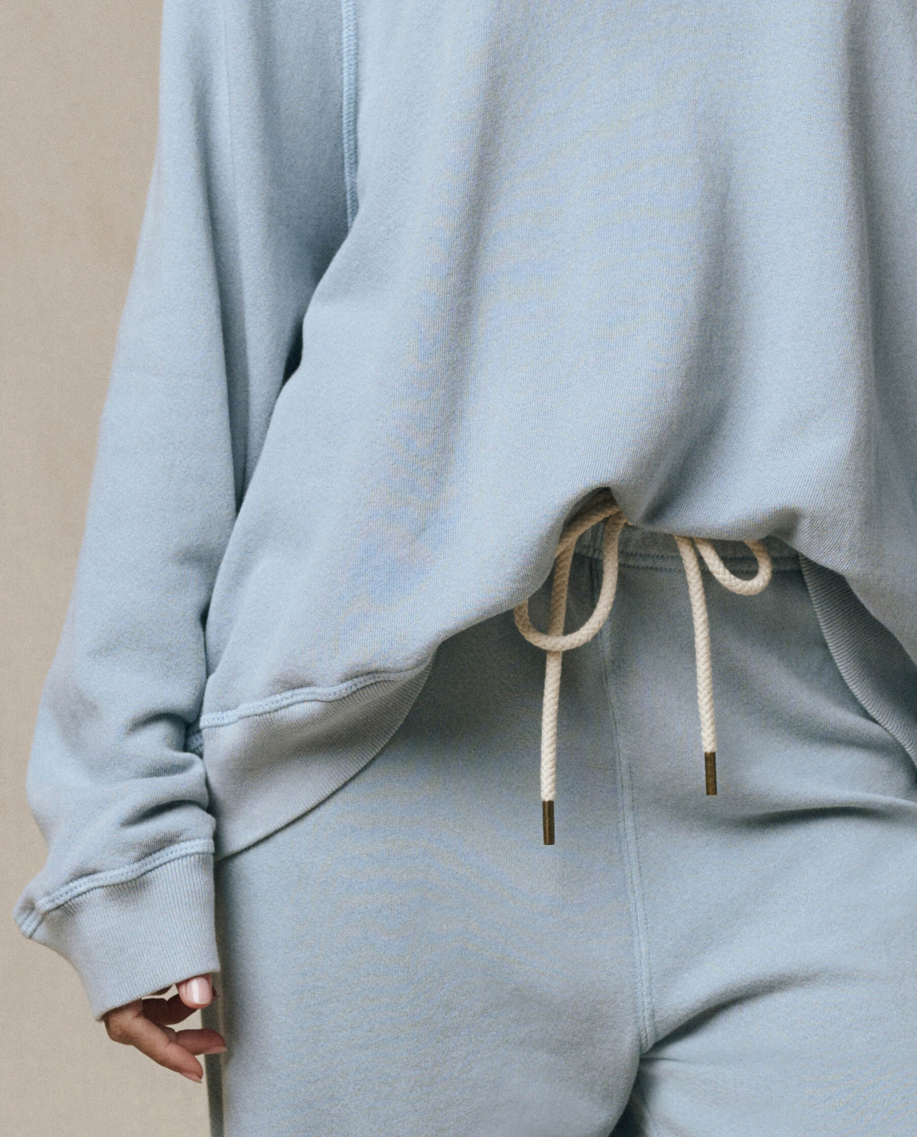The Lap Sweatpant. Solid -- Whisper Blue - Image 3