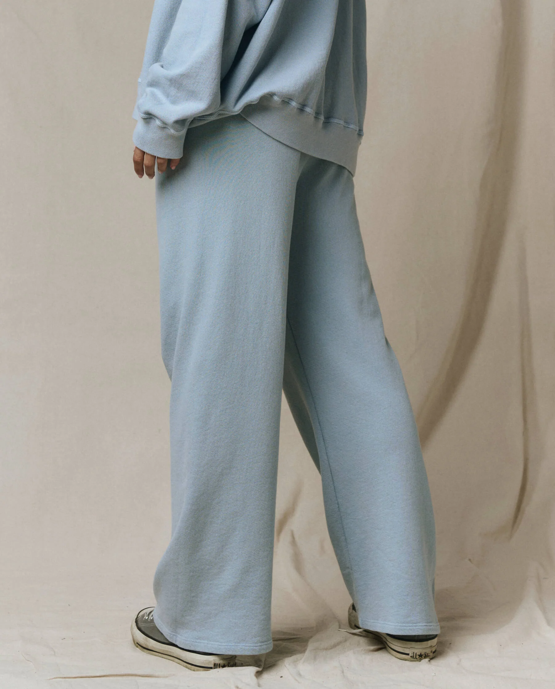 The Lap Sweatpant. Solid -- Whisper Blue - Image 5