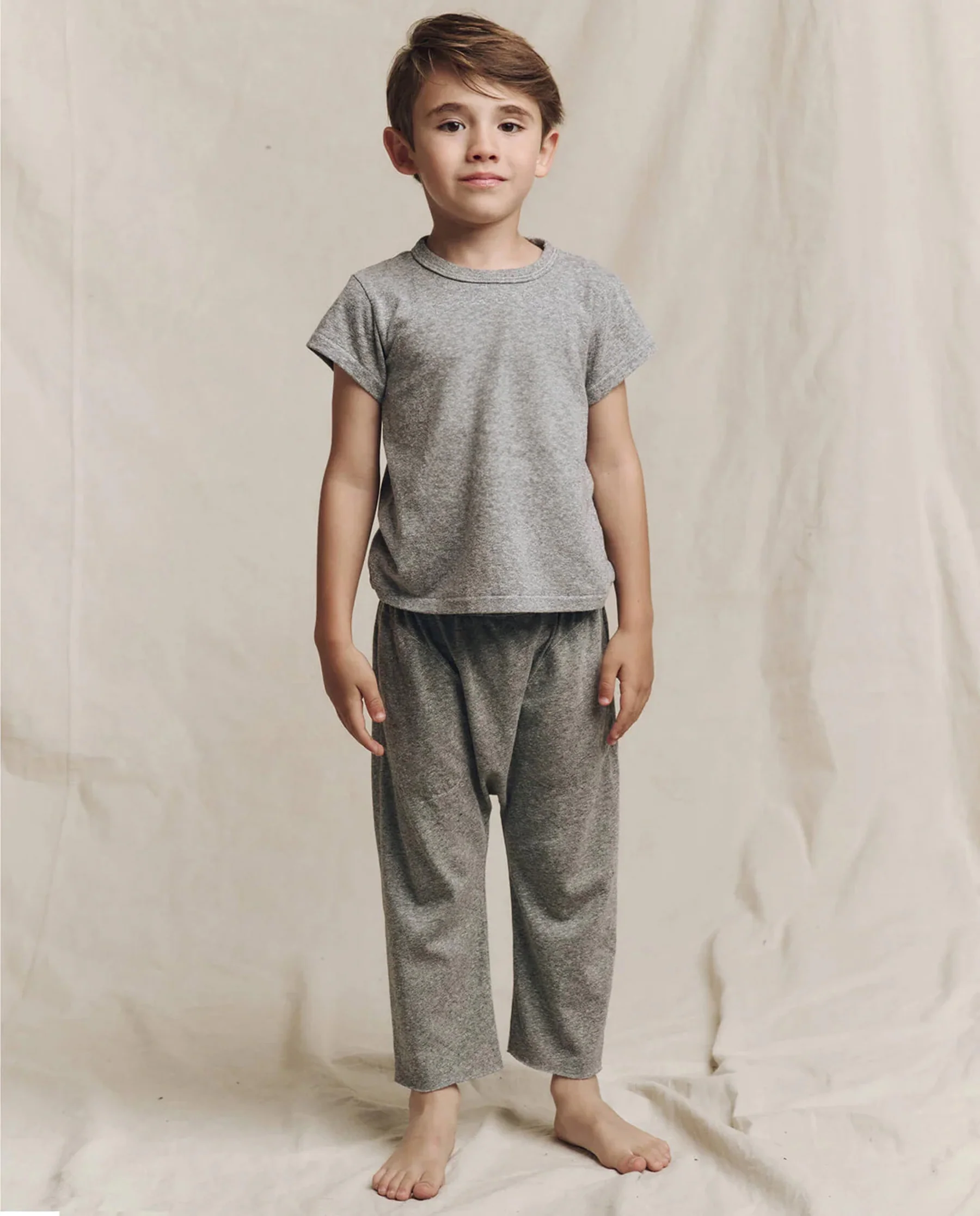 The Little Boxy Crew. Solid  -- Heather Grey - Image 2