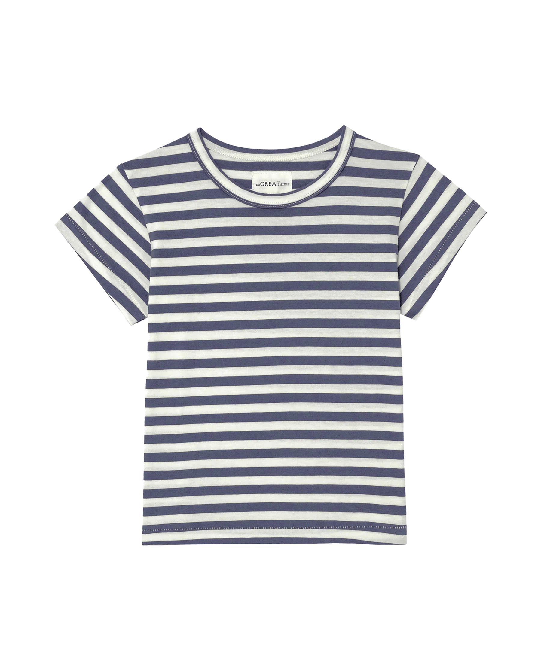 The Little Boxy Crew. Novelty -- Vintage Blue Stripe - Image 4