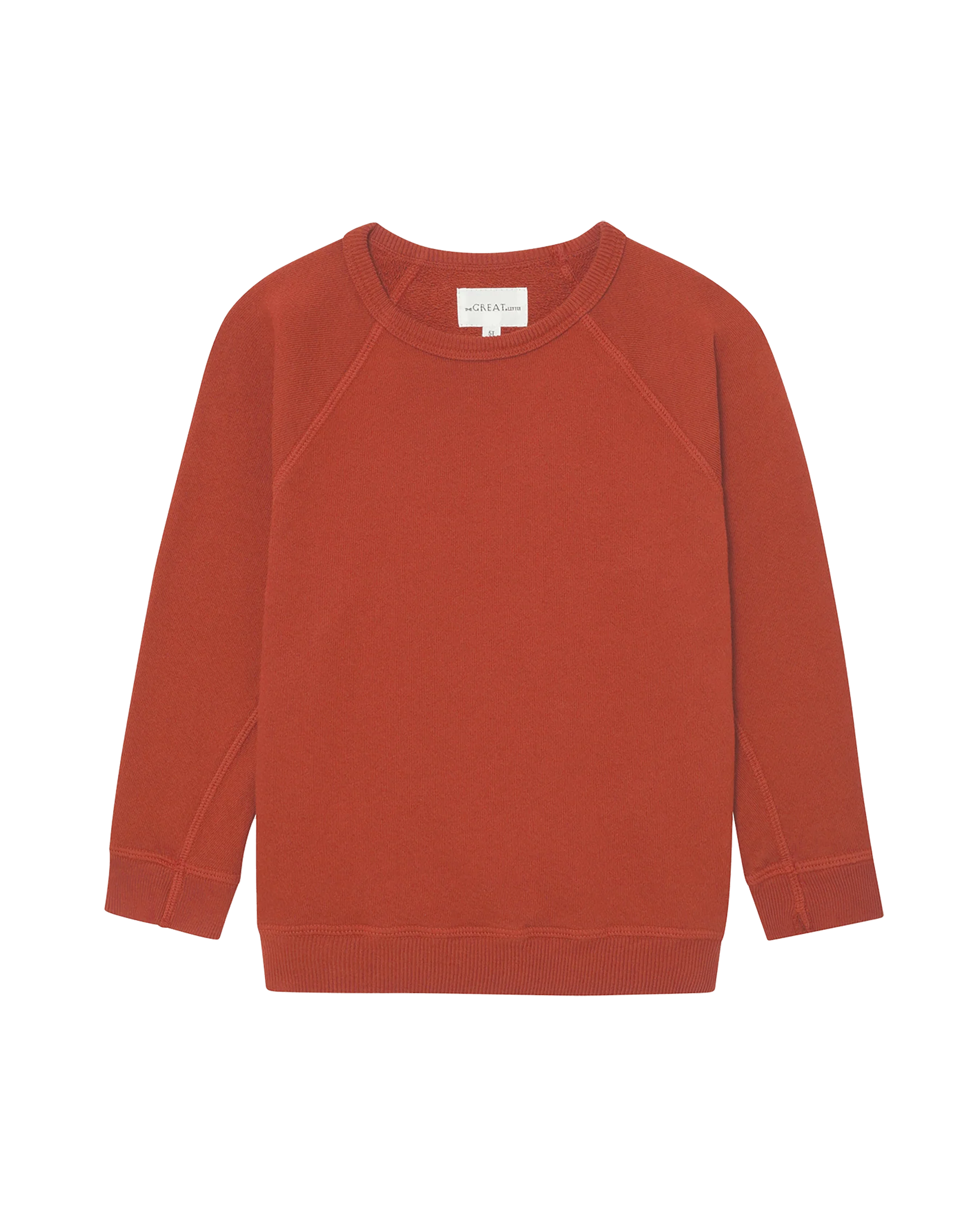 The Little College Sweatshirt. Solid -- Brick - Image 3