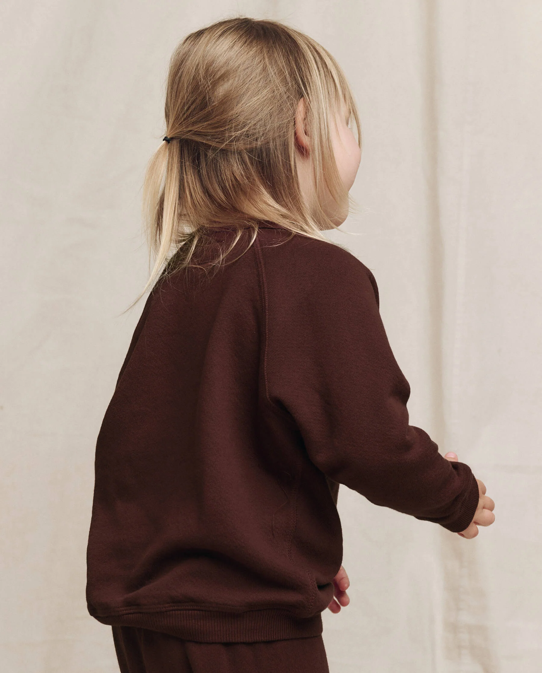 The Little College Sweatshirt. Solid -- Driftwood - Image 2
