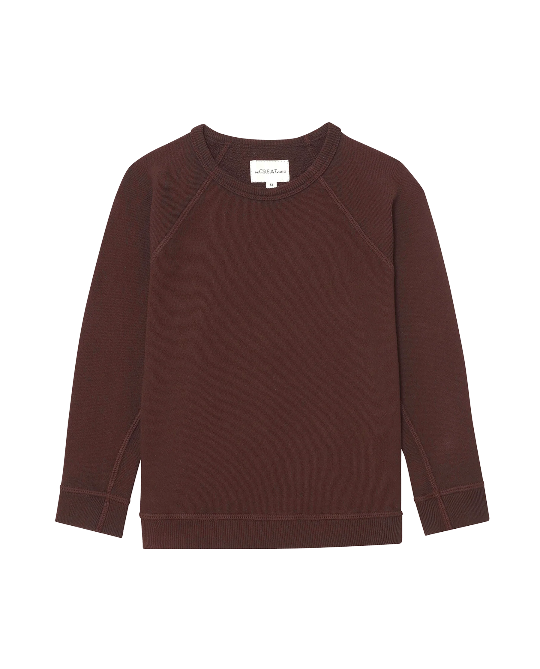 The Little College Sweatshirt. Solid -- Driftwood - Image 3