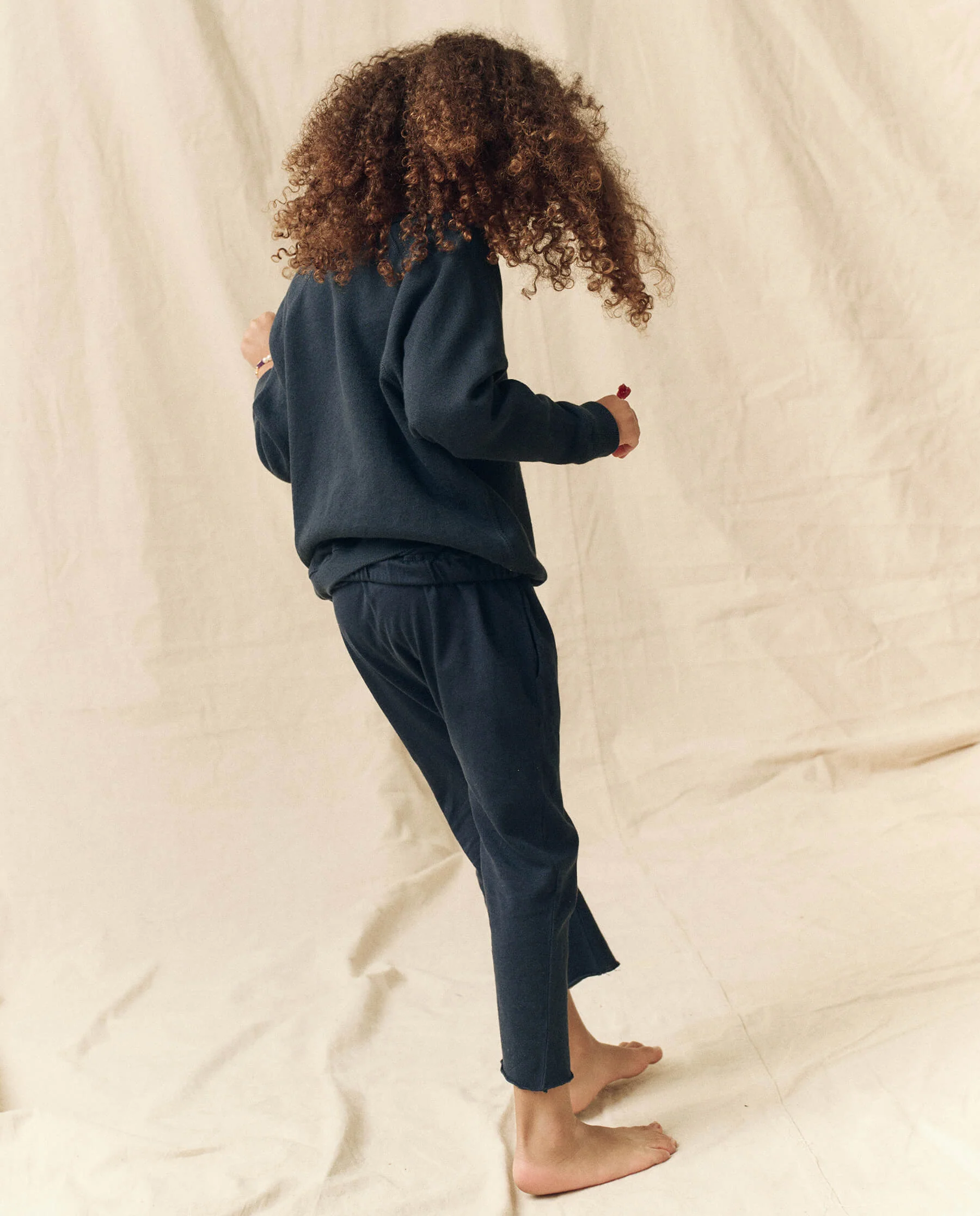 The Little College Sweatshirt. Solid -- True Navy - Image 4
