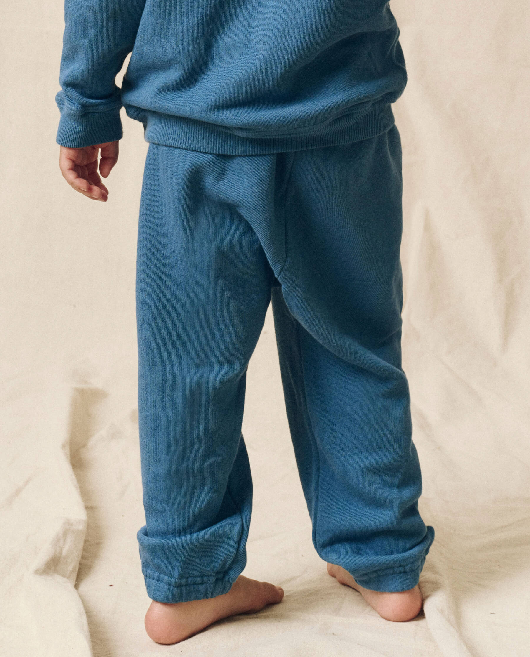 The Little Stadium Sweatpant. Solid -- Glacier Blue - Image 4