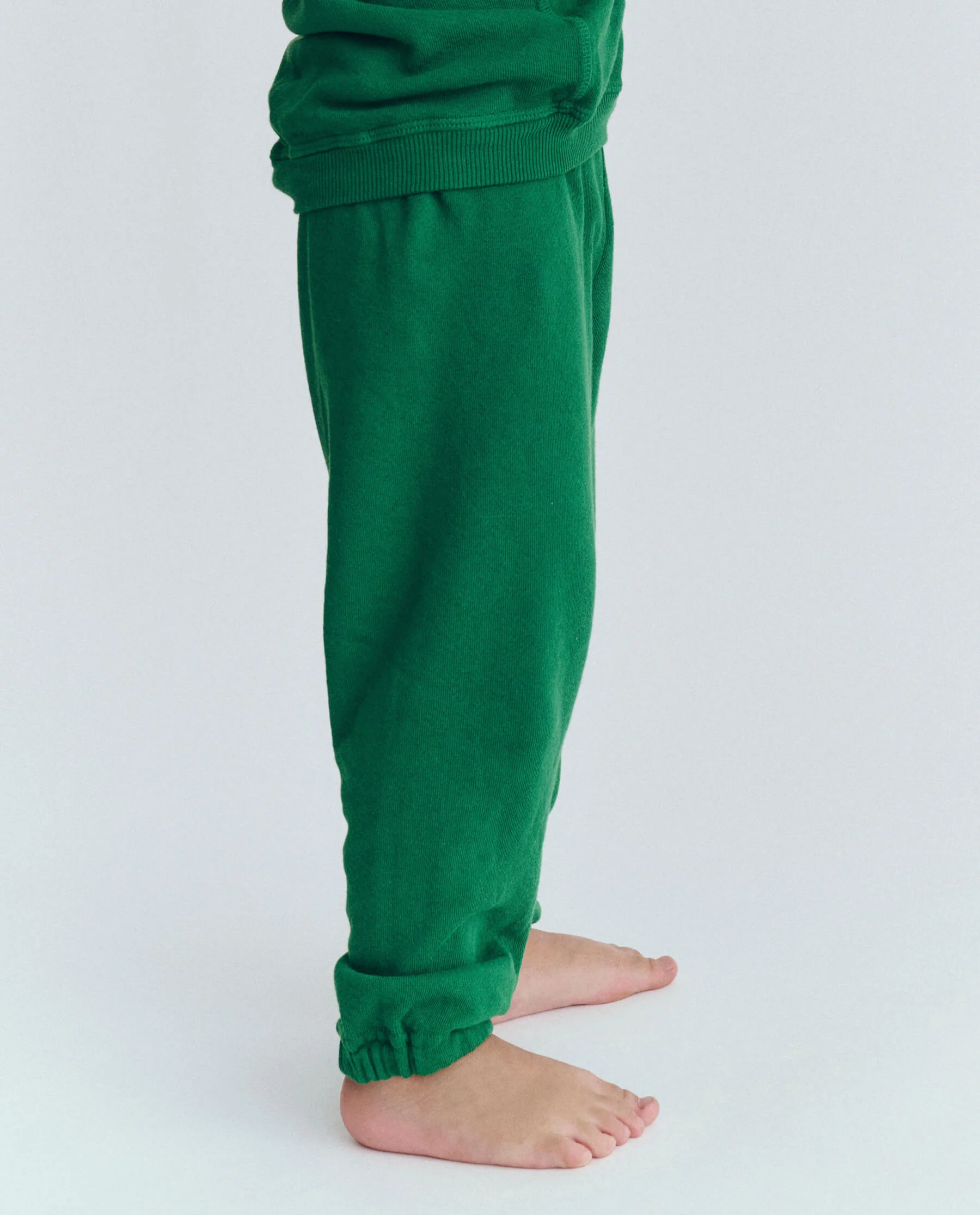 The Little Stadium Sweatpant. Solid -- Holly Leaf - Image 3