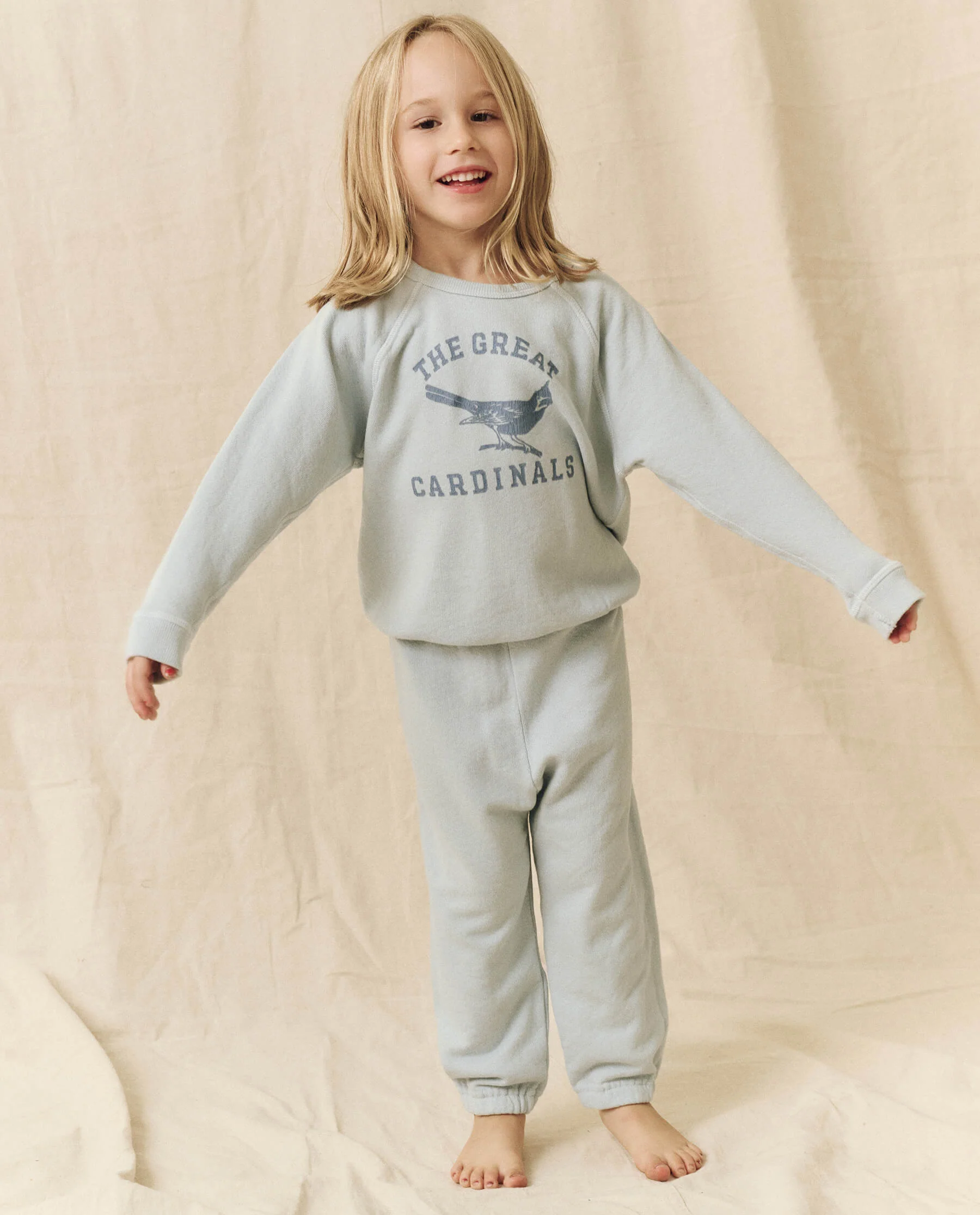 The Little Stadium Sweatpant. Solid -- Light Sky - Image 2