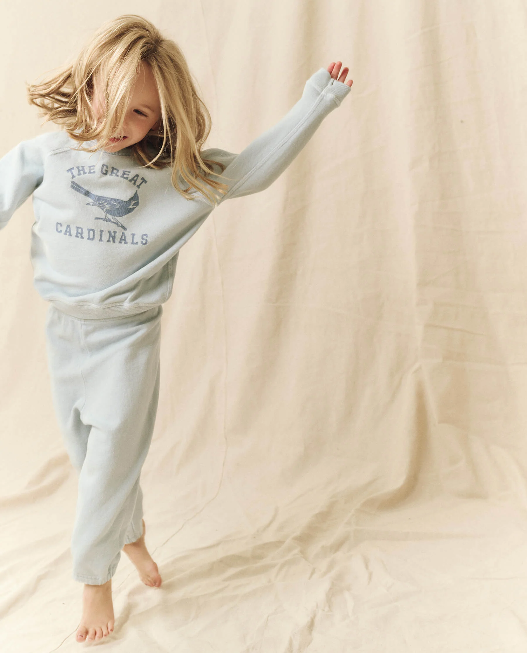 The Little Stadium Sweatpant. Solid -- Light Sky - Image 6