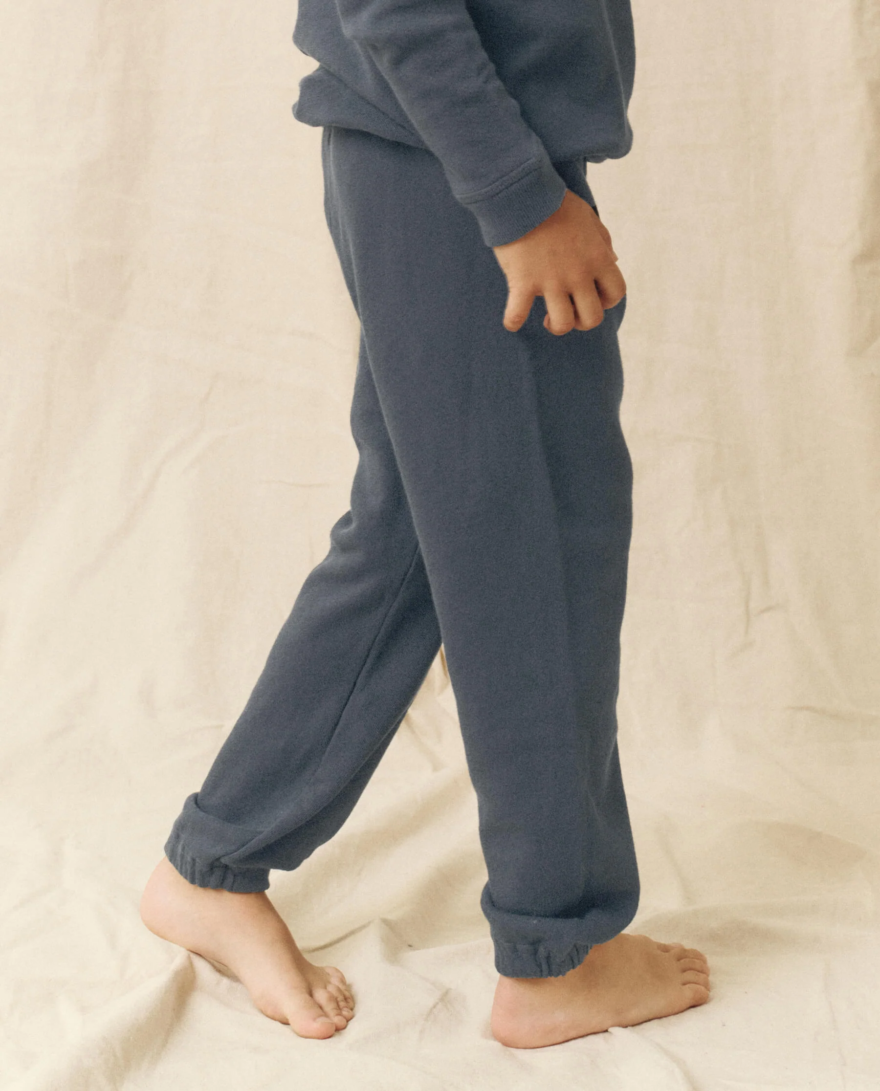 The Little Stadium Sweatpant. Solid -- Washed Navy - Image 2