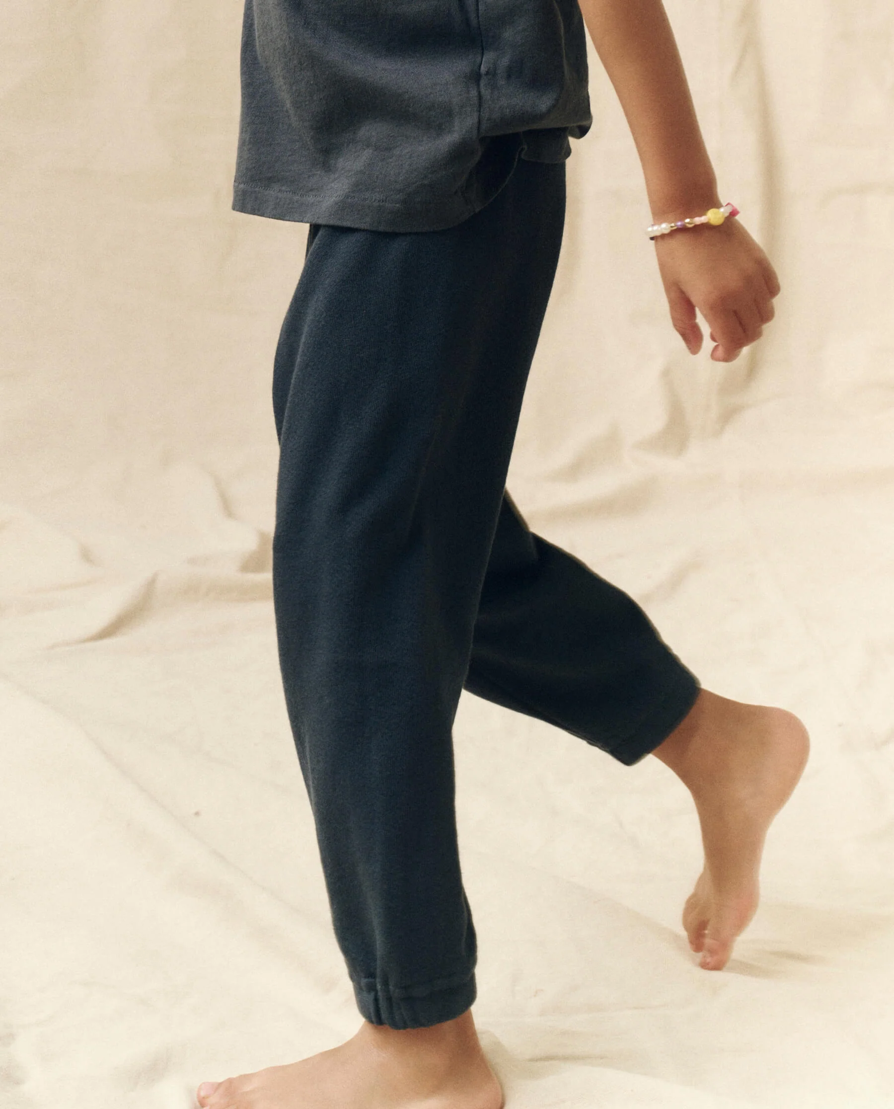 The Little Stadium Sweatpant. Solid -- True Navy - Image 3