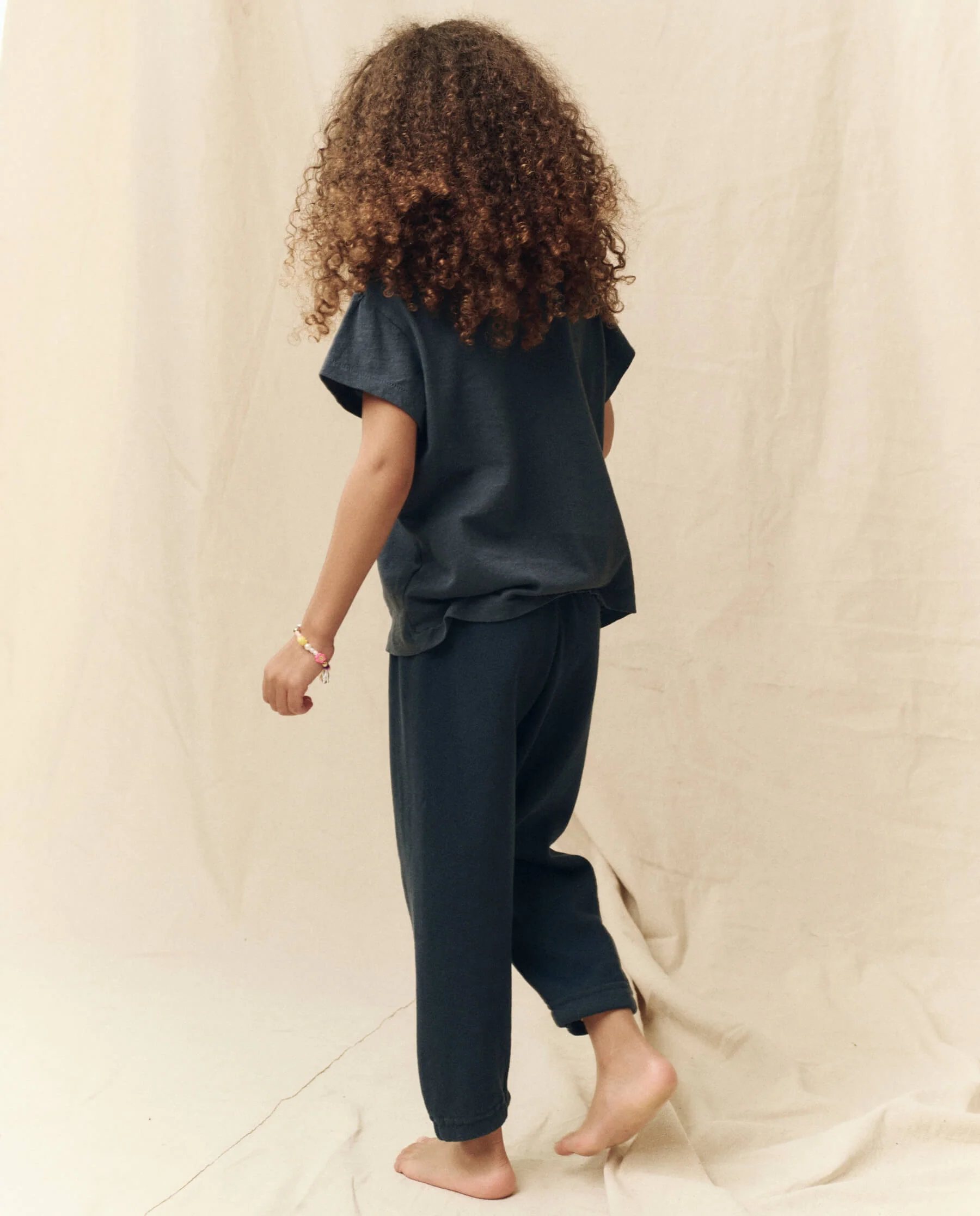 The Little Stadium Sweatpant. Solid -- True Navy - Image 5