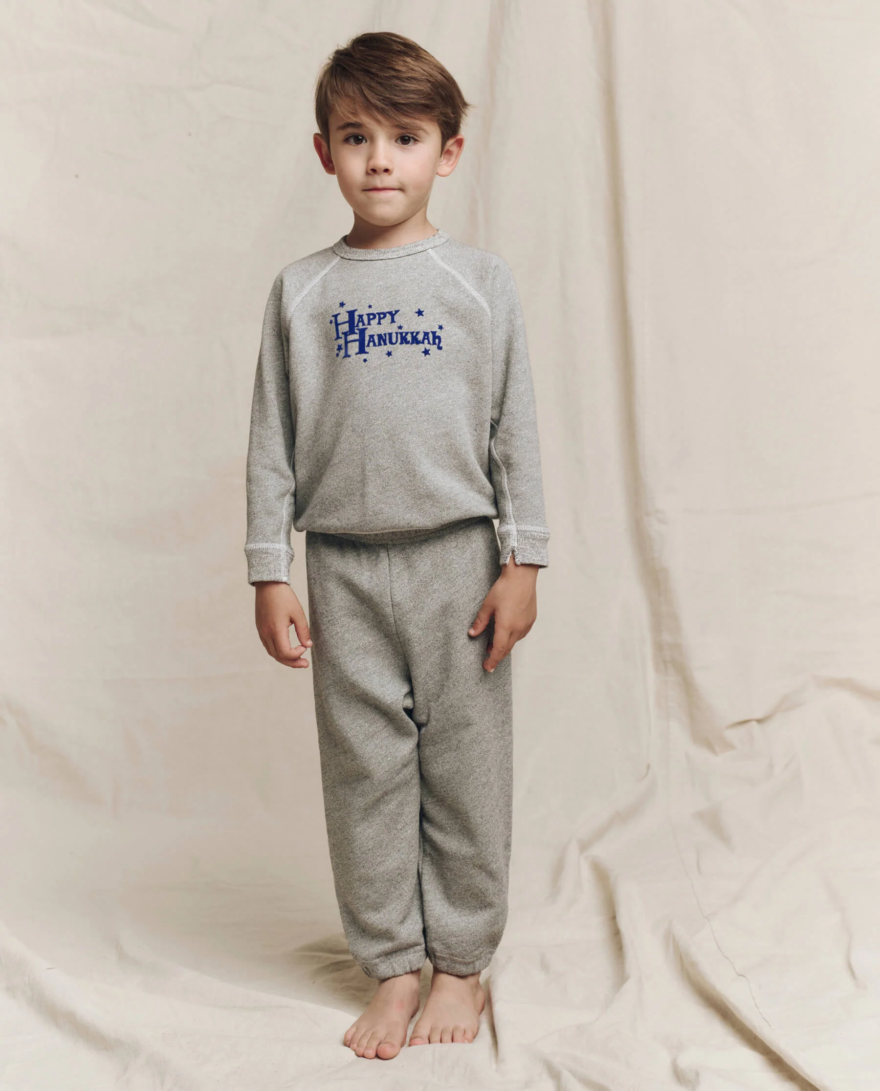 The Little Stadium Sweatpant. Solid -- Varsity Grey - Image 3