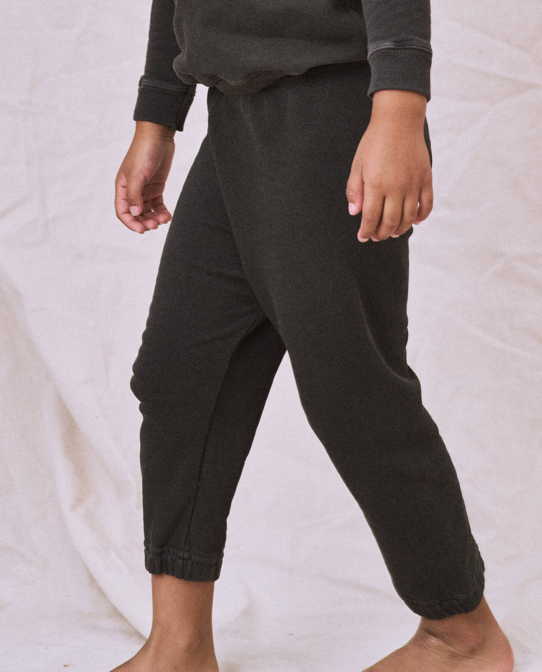 The Little Stadium Sweatpant. Solid -- Washed Black - Image 3