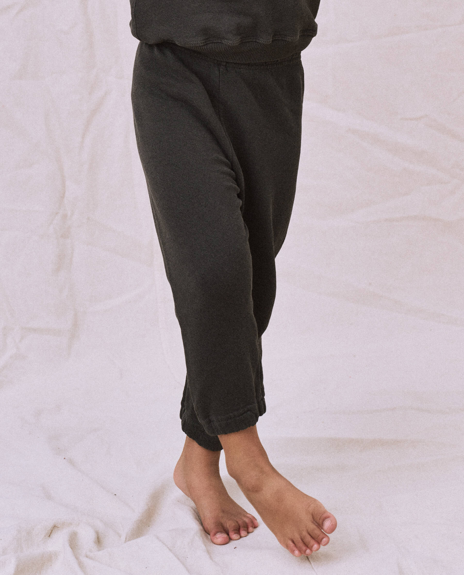 The Little Stadium Sweatpant. Solid -- Washed Black - Image 4