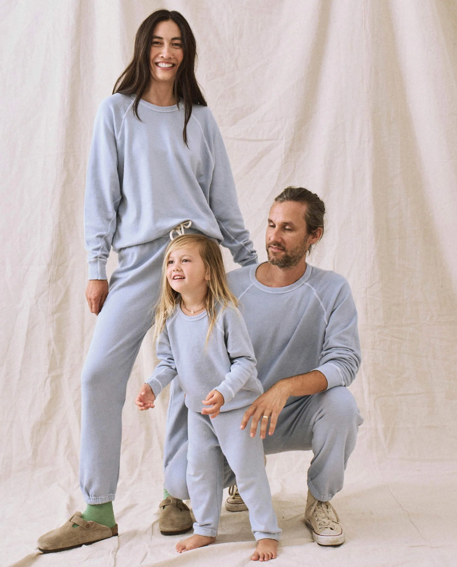 The Little Stadium Sweatpant. Solid -- Whisper Blue - Image 6