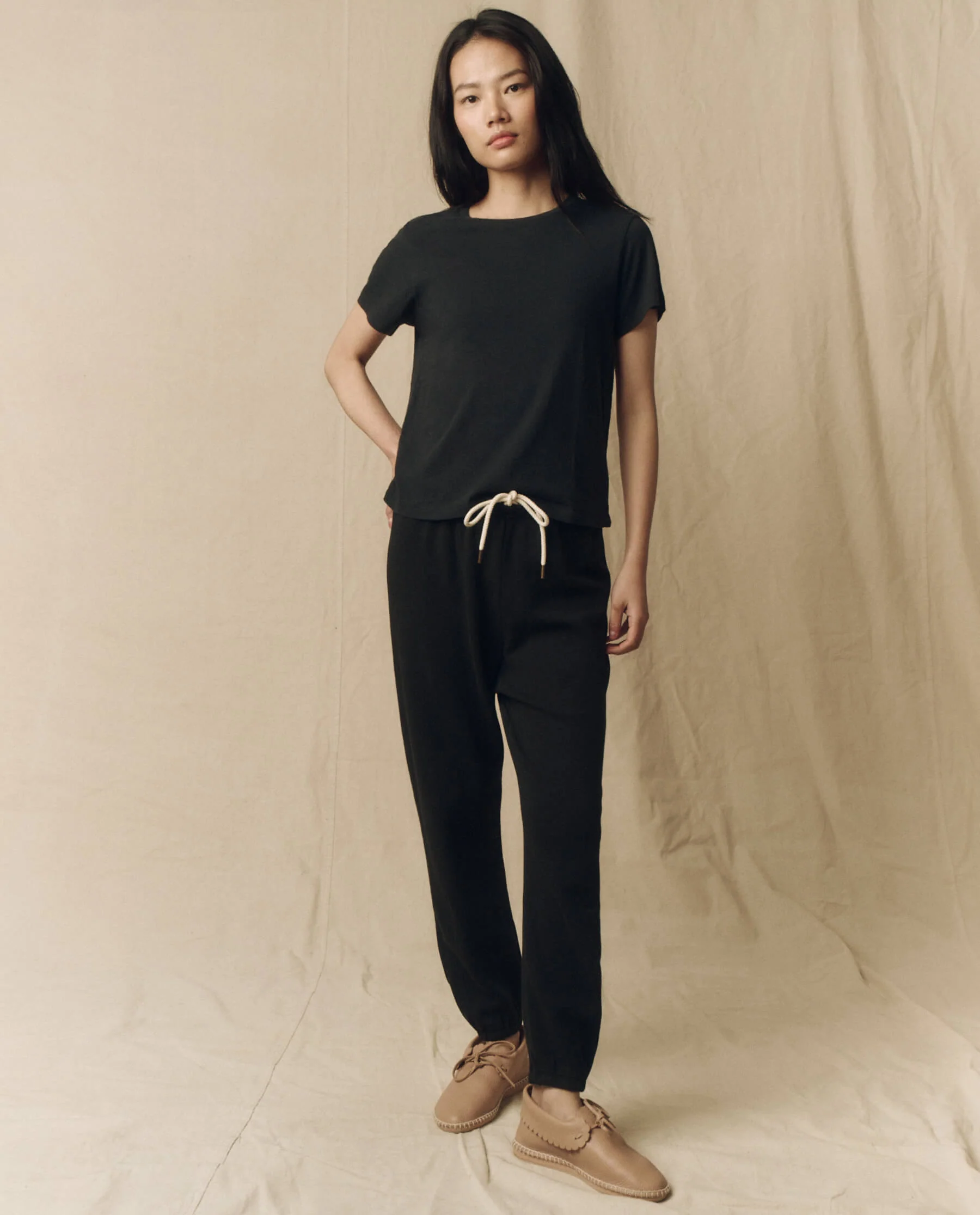 The Little Tee. Solid -- Almost Black - Image 3