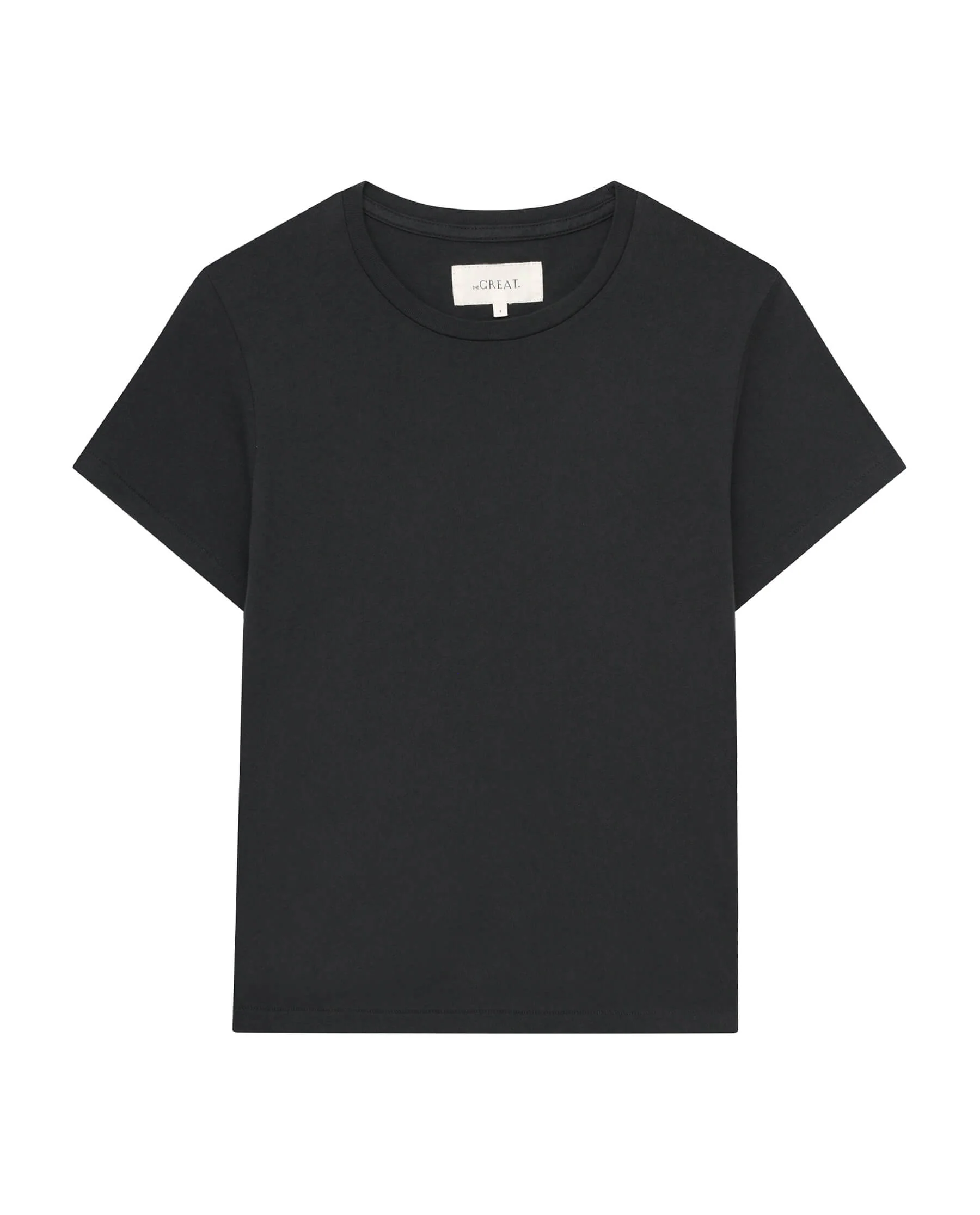 The Little Tee. Solid -- Almost Black - Image 5