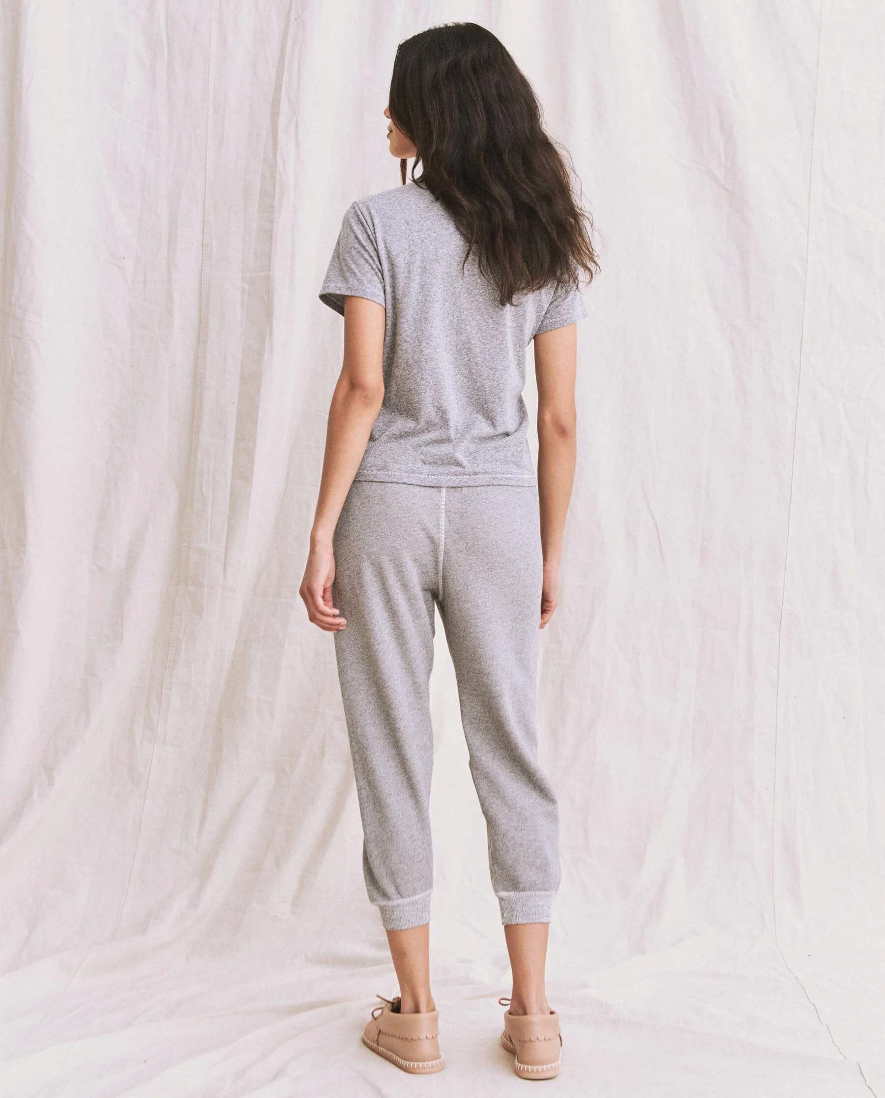 The Little Tee. Solid -- Heather Grey - Image 2